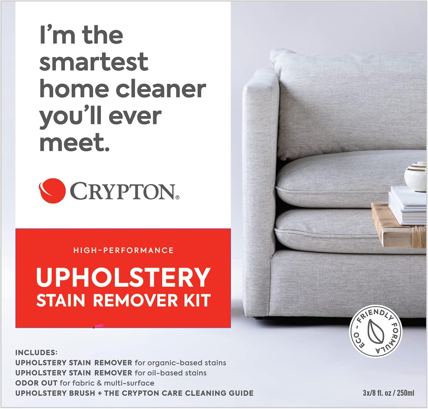 Crypton Upholstery Stain Remover Kit with Odor Out Deodorizer 1