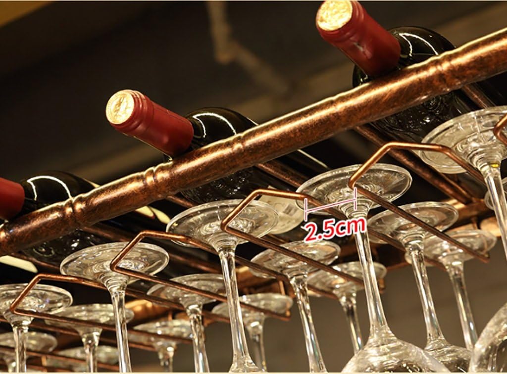 ZJDYDY Wall-Mounted Wine Rack Black