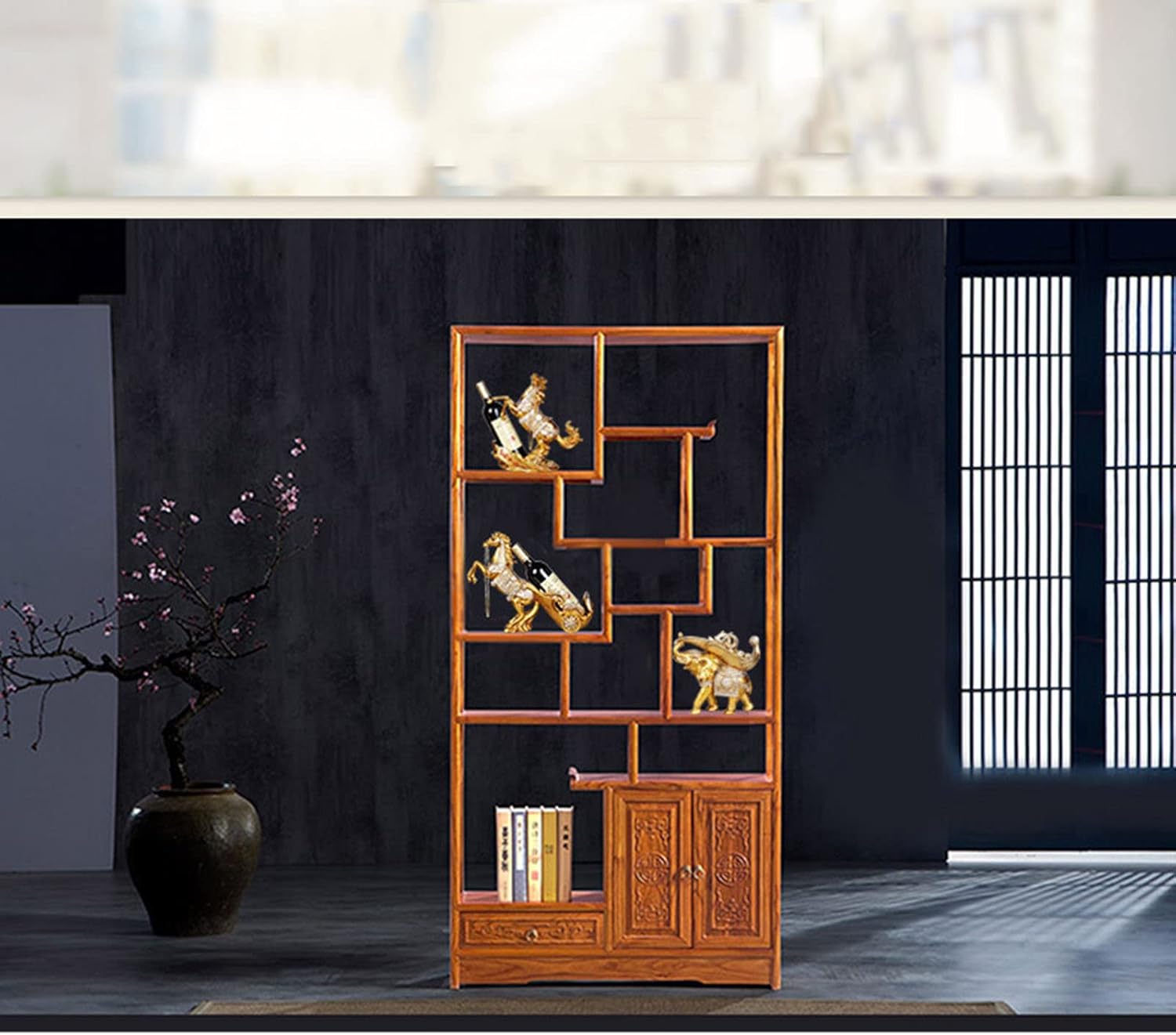 JUSHZ Resin Wine Rack Holder for Home Decoration