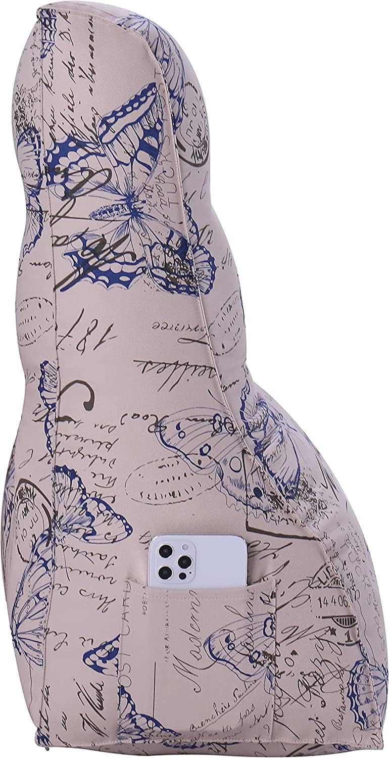 VERCART Reading Pillow with Curved Design