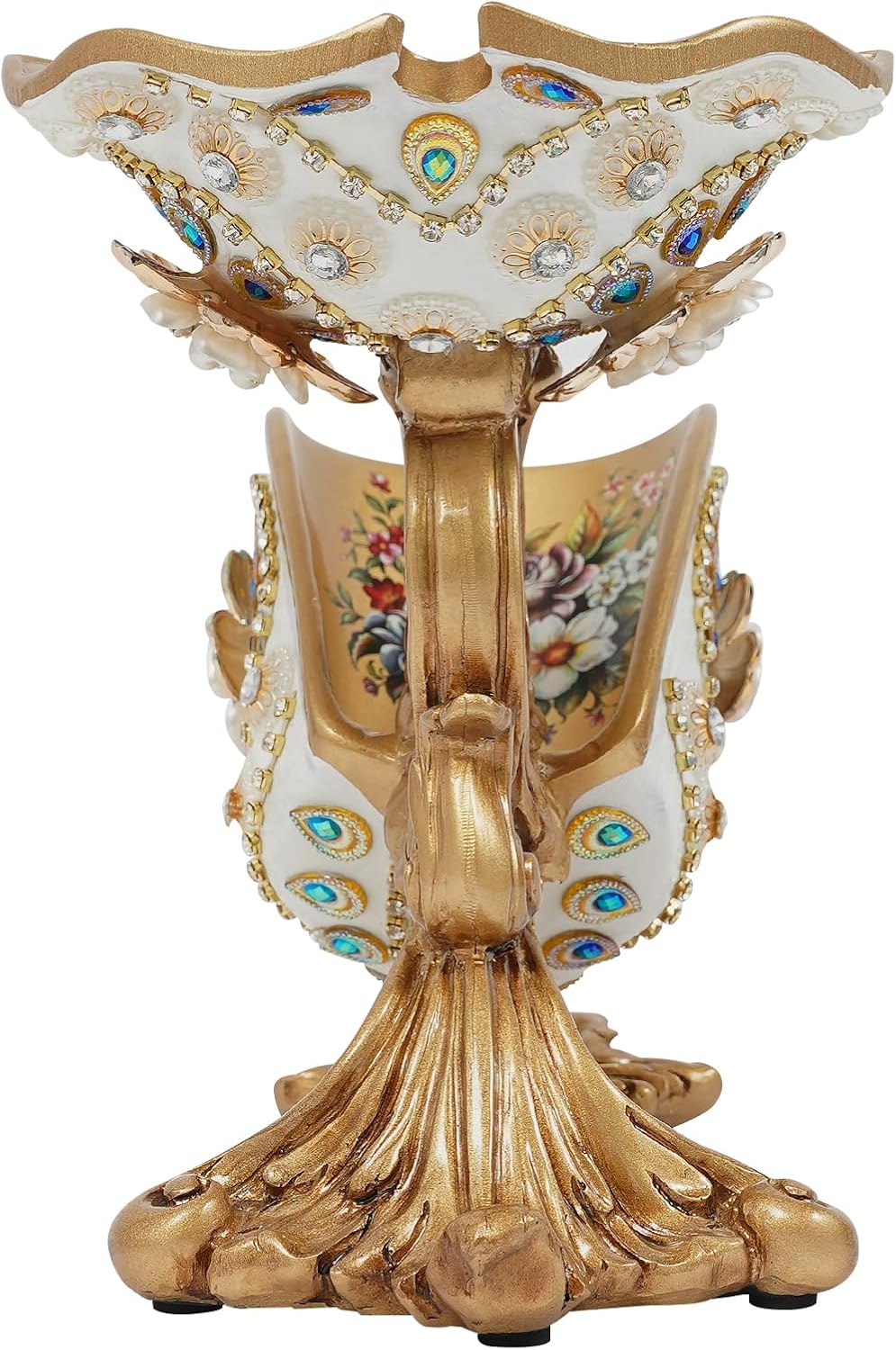 JAYGOVAN Tabletop Wine Rack Gold 866 High