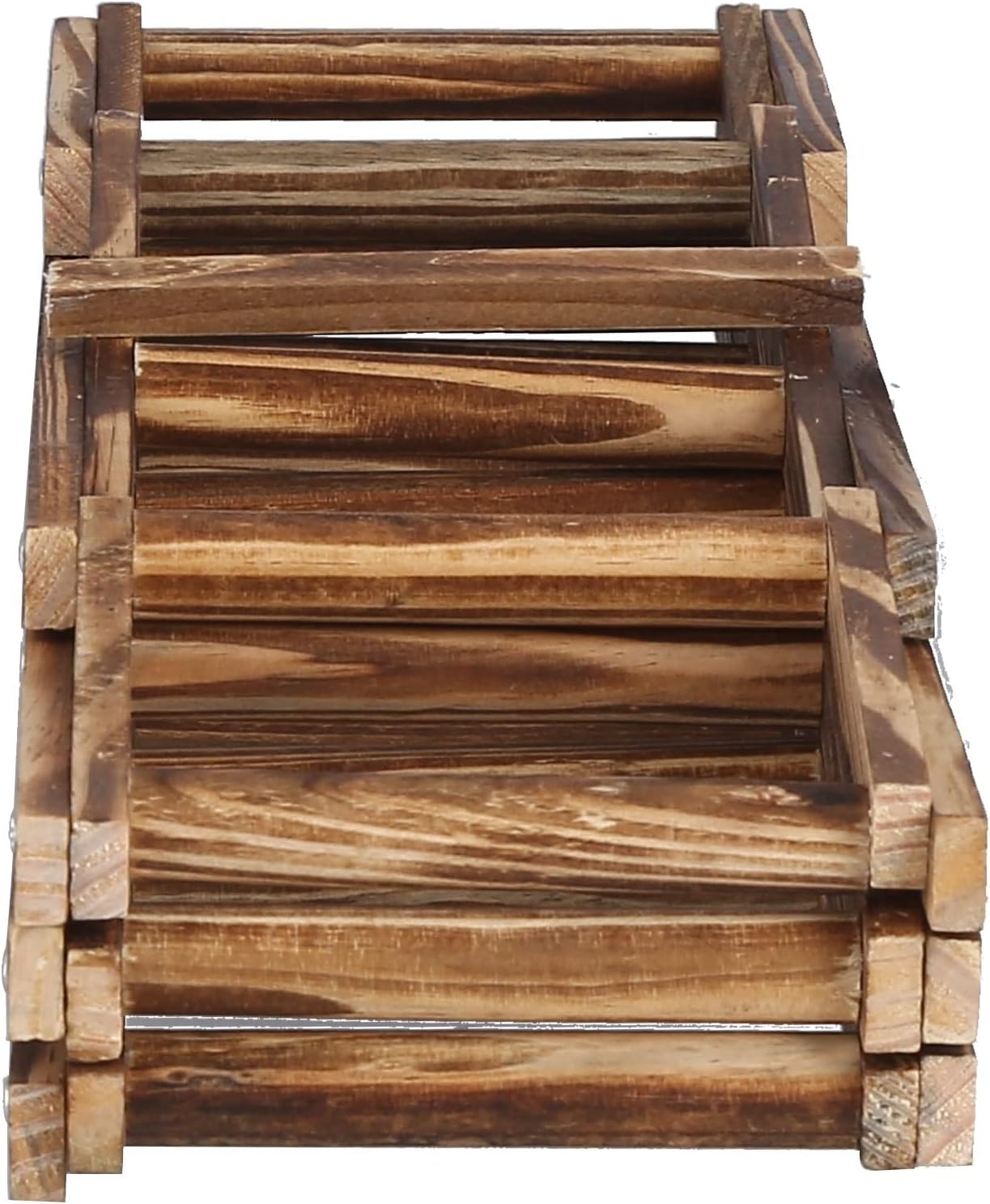 JUOPZKENN Foldable Wooden Wine Rack Cabinet