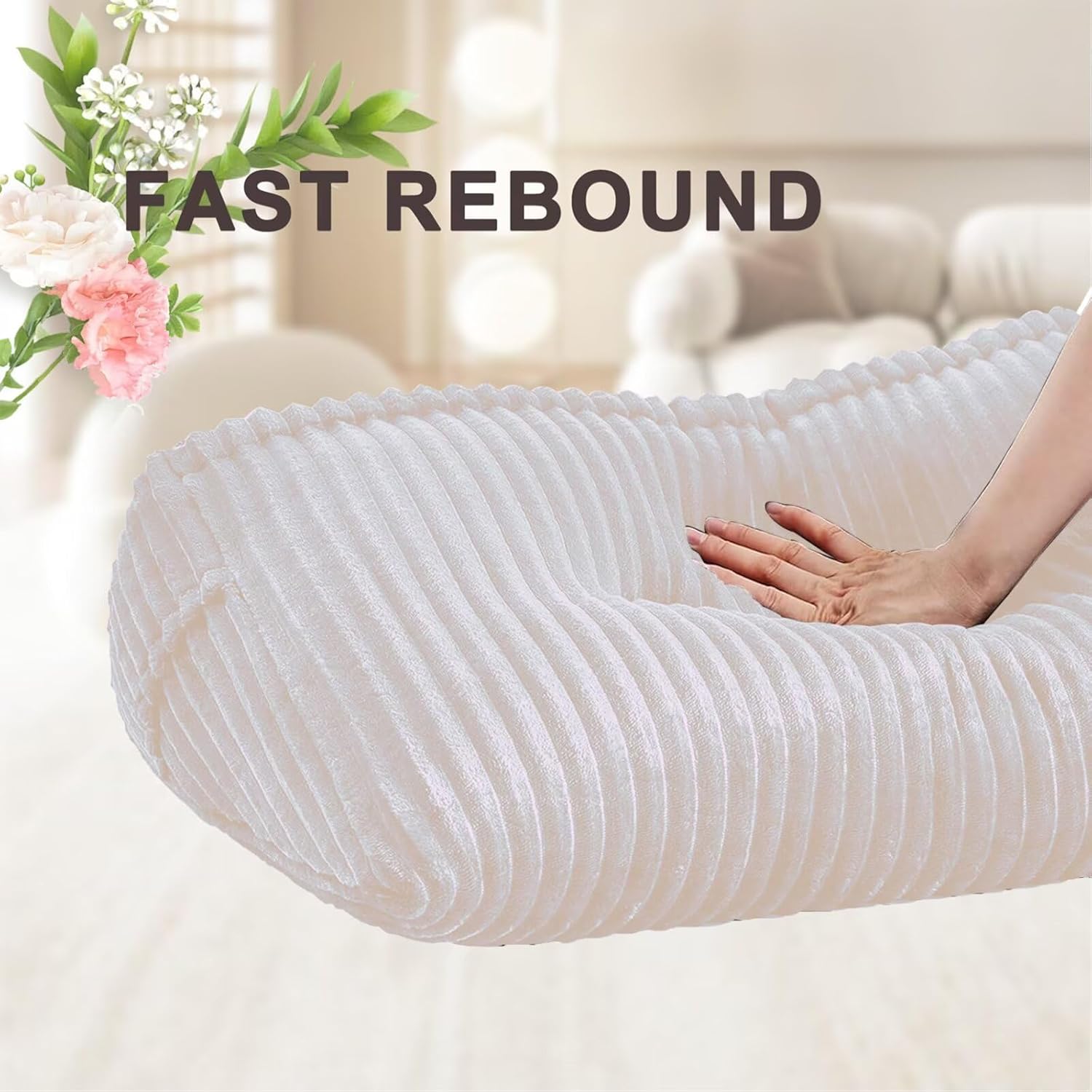 Lovehavren Headboard Pillow - Beige California King