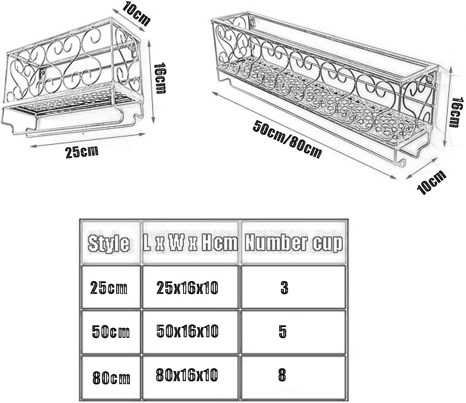 CGF- Wall Mounted Wine Rack with 358 Glass Holders 1