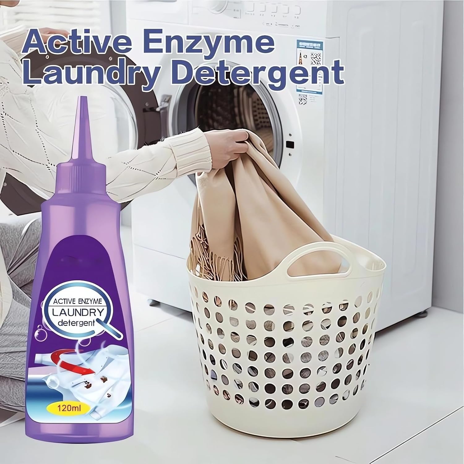 GYLCTOM Active Enzyme Stain Remover - Natural Non Toxic