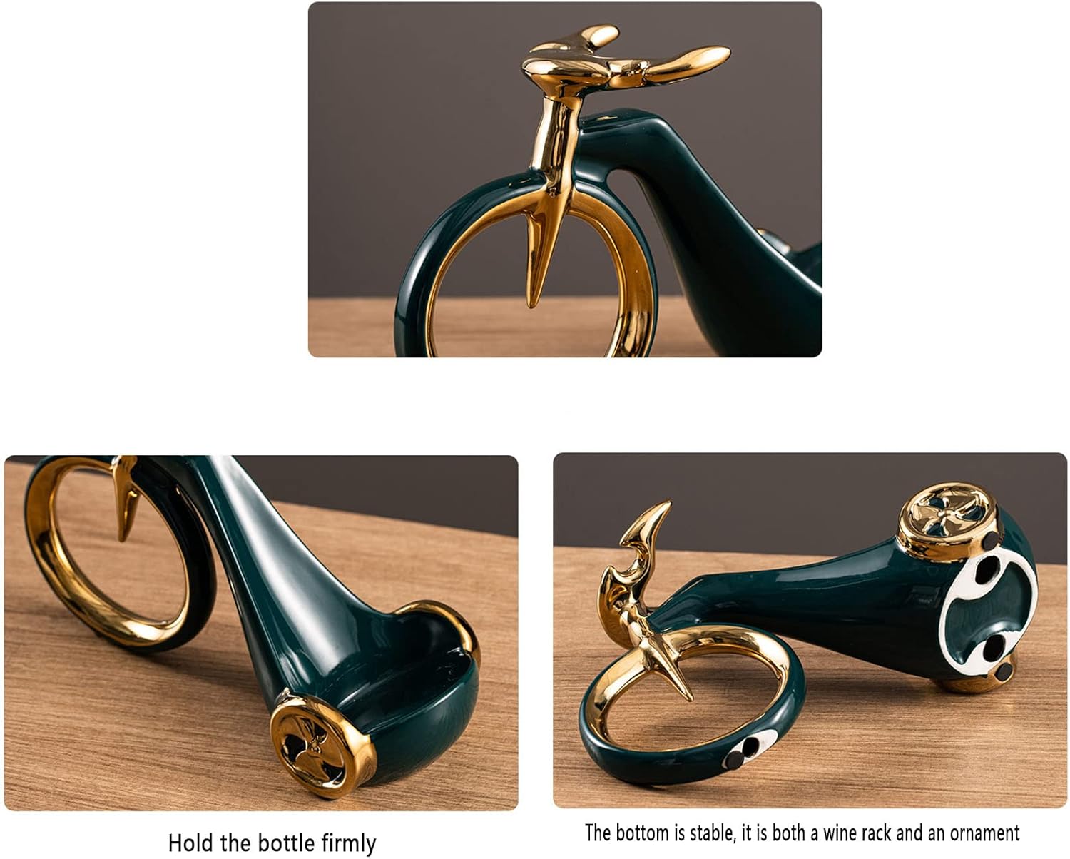 JUSHZ Freestanding Wine Rack with Non-Slip Base