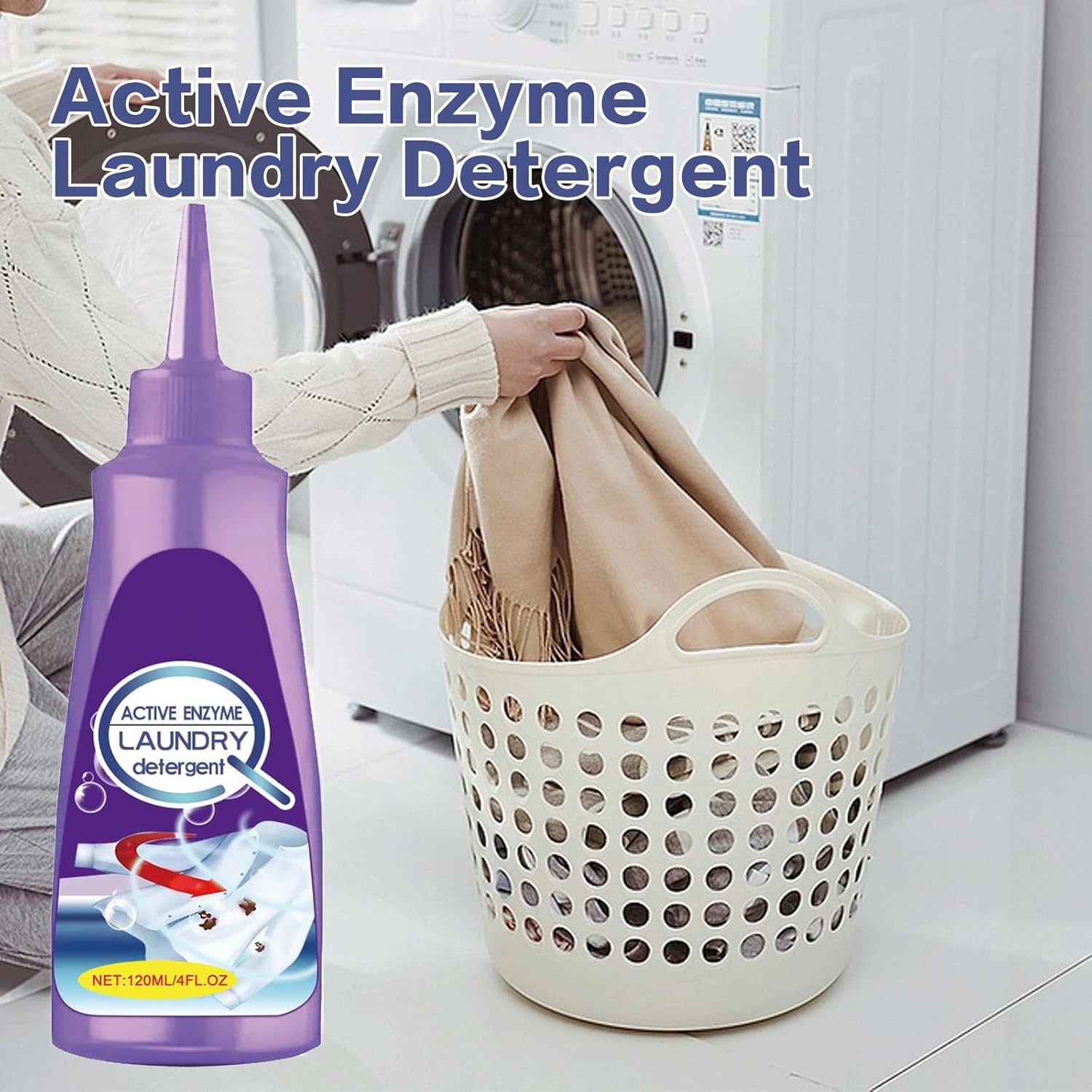 LIOZXIUT Active Enzyme Stain Remover 2PCS 1