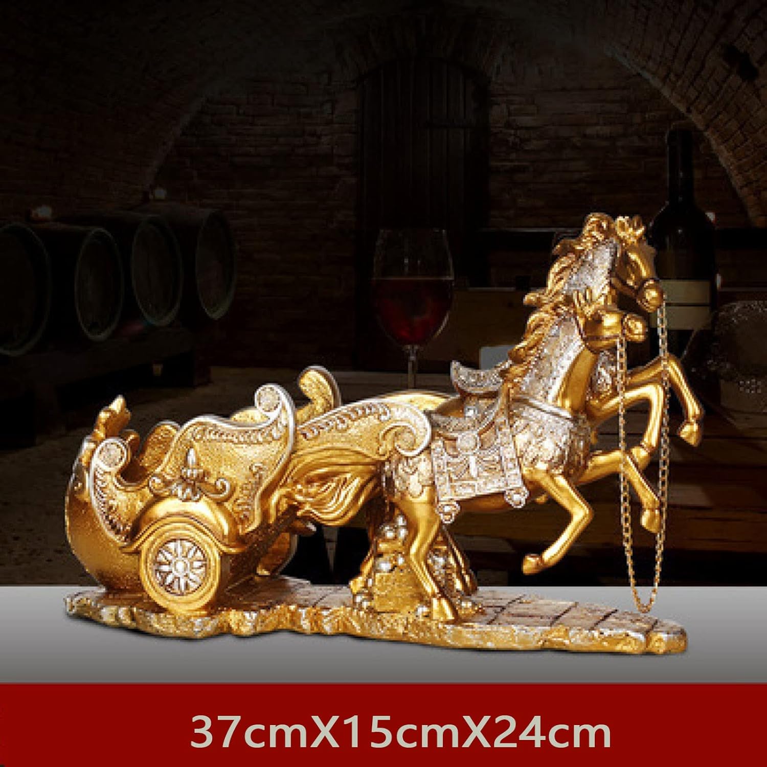 JUSHZ Resin Wine Rack Holder for Home Decoration
