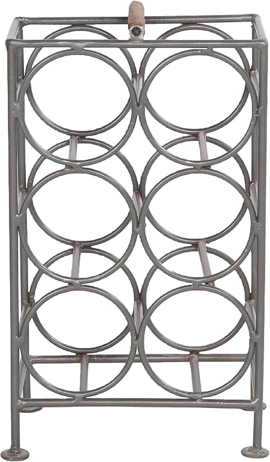 17 Inch Industrial Wine Rack with 6 Bottle Storage