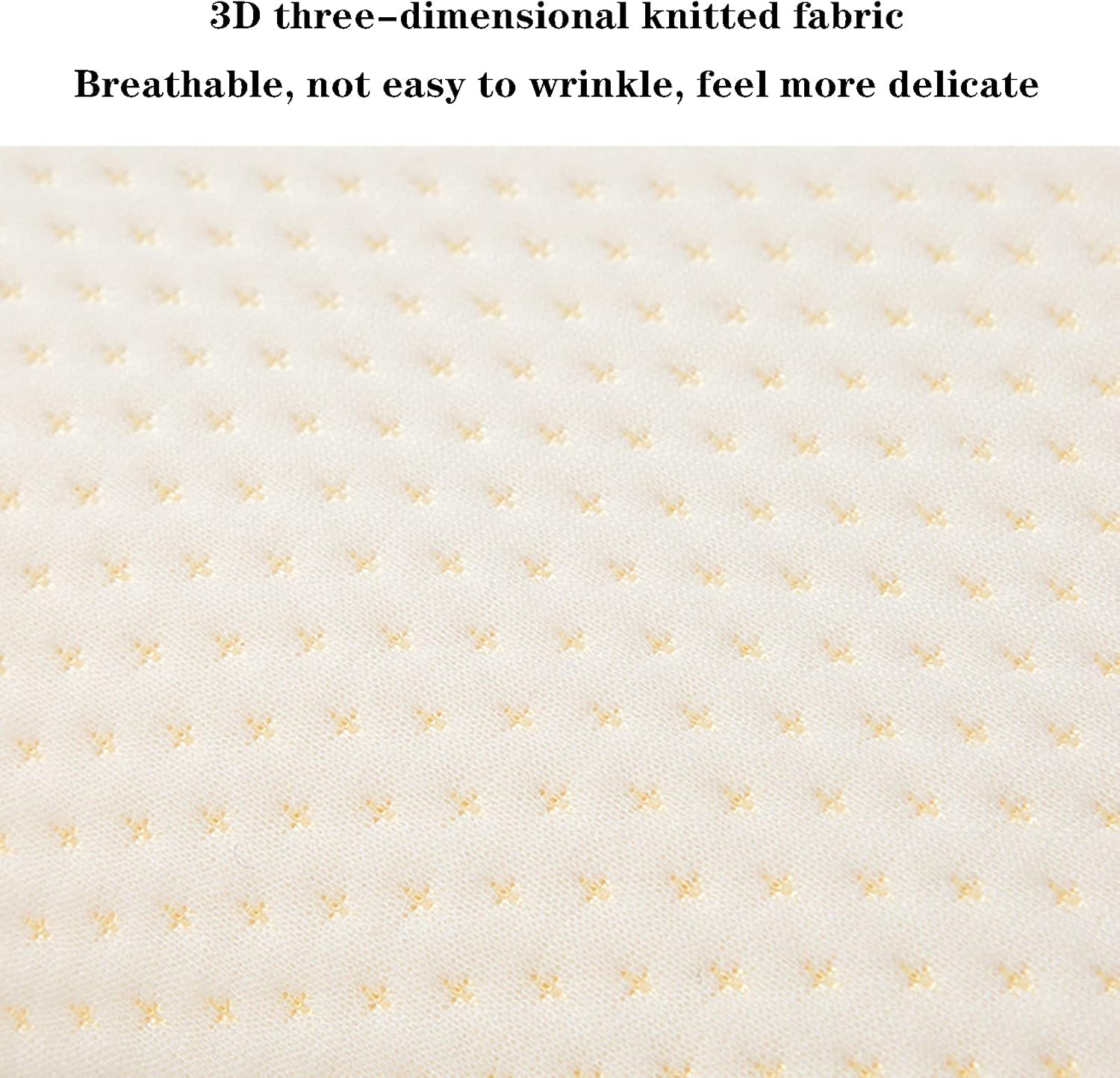 oiakus Memory Foam Couple Pillow with Arch Design
