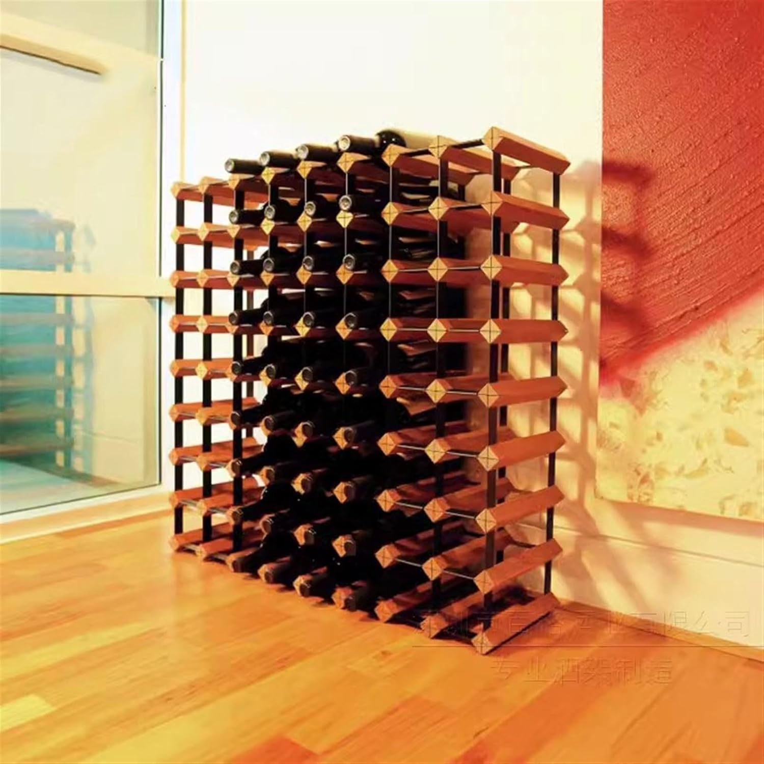 Solid Wood Tabletop Wine Racks for Home and Commercial Use 1