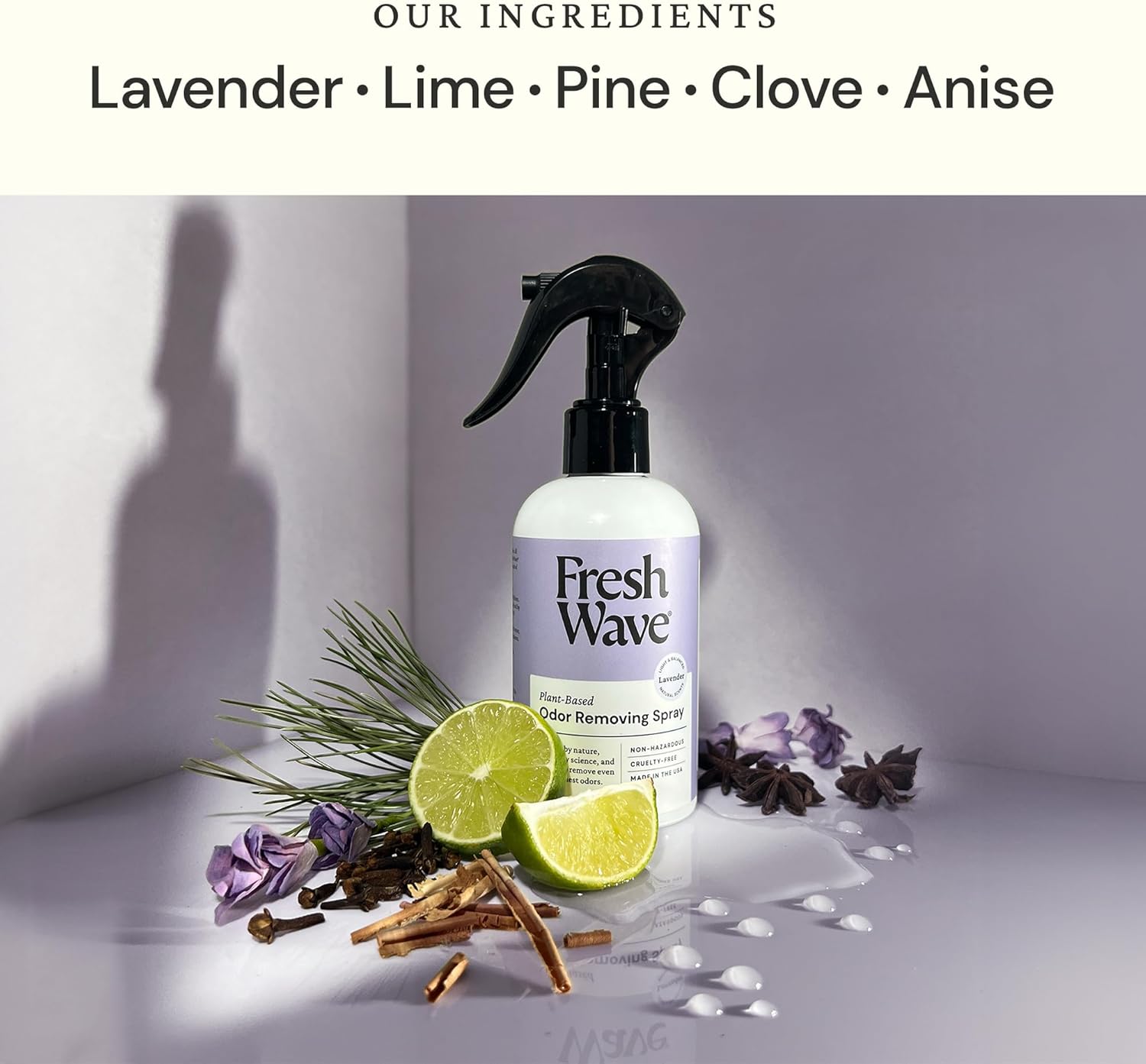 Fresh Wave Lavender Odor Removing Spray 8 fl oz Pack of 2