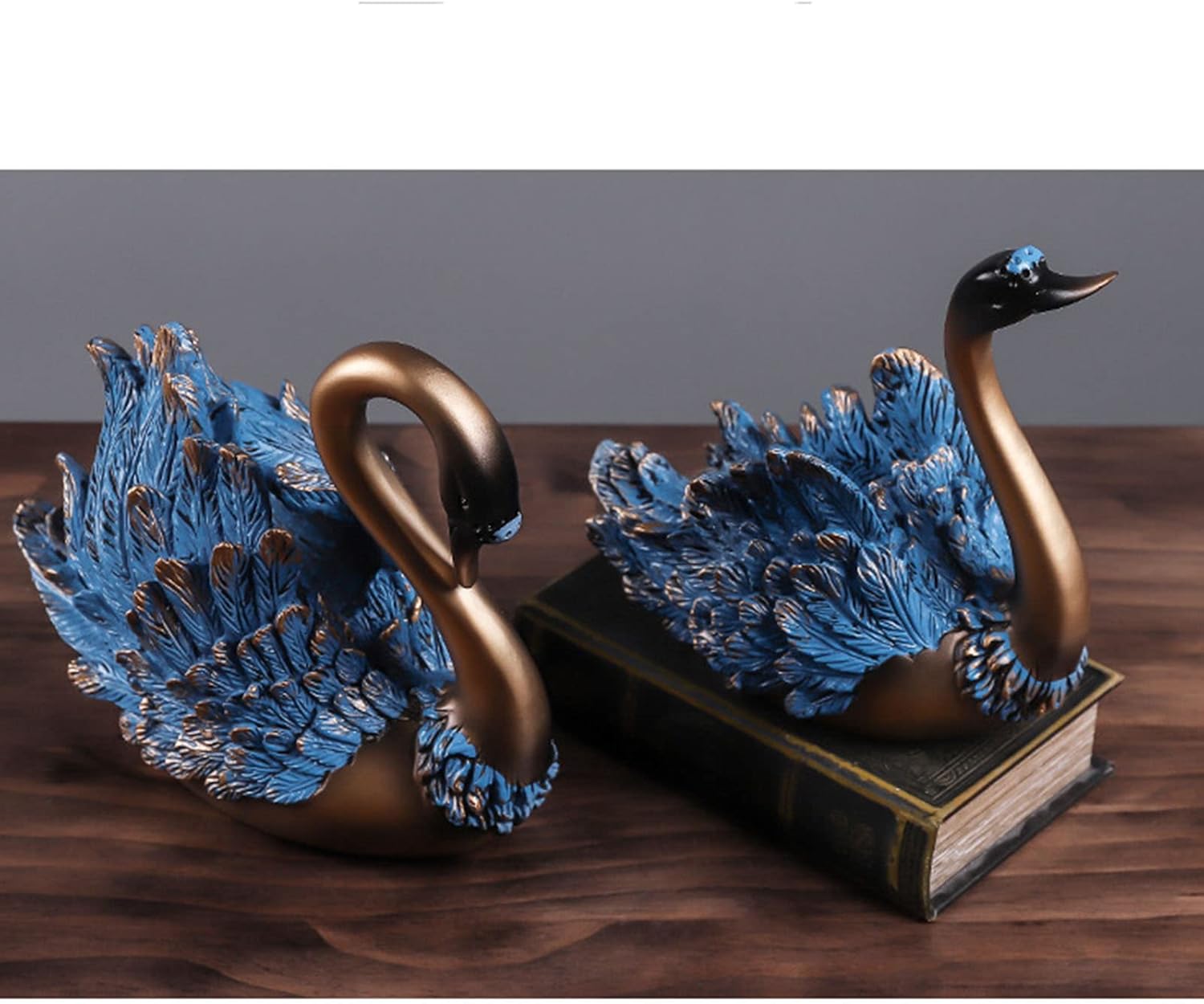 JUSHZ Modern Blue Wine Rack Resin Holder