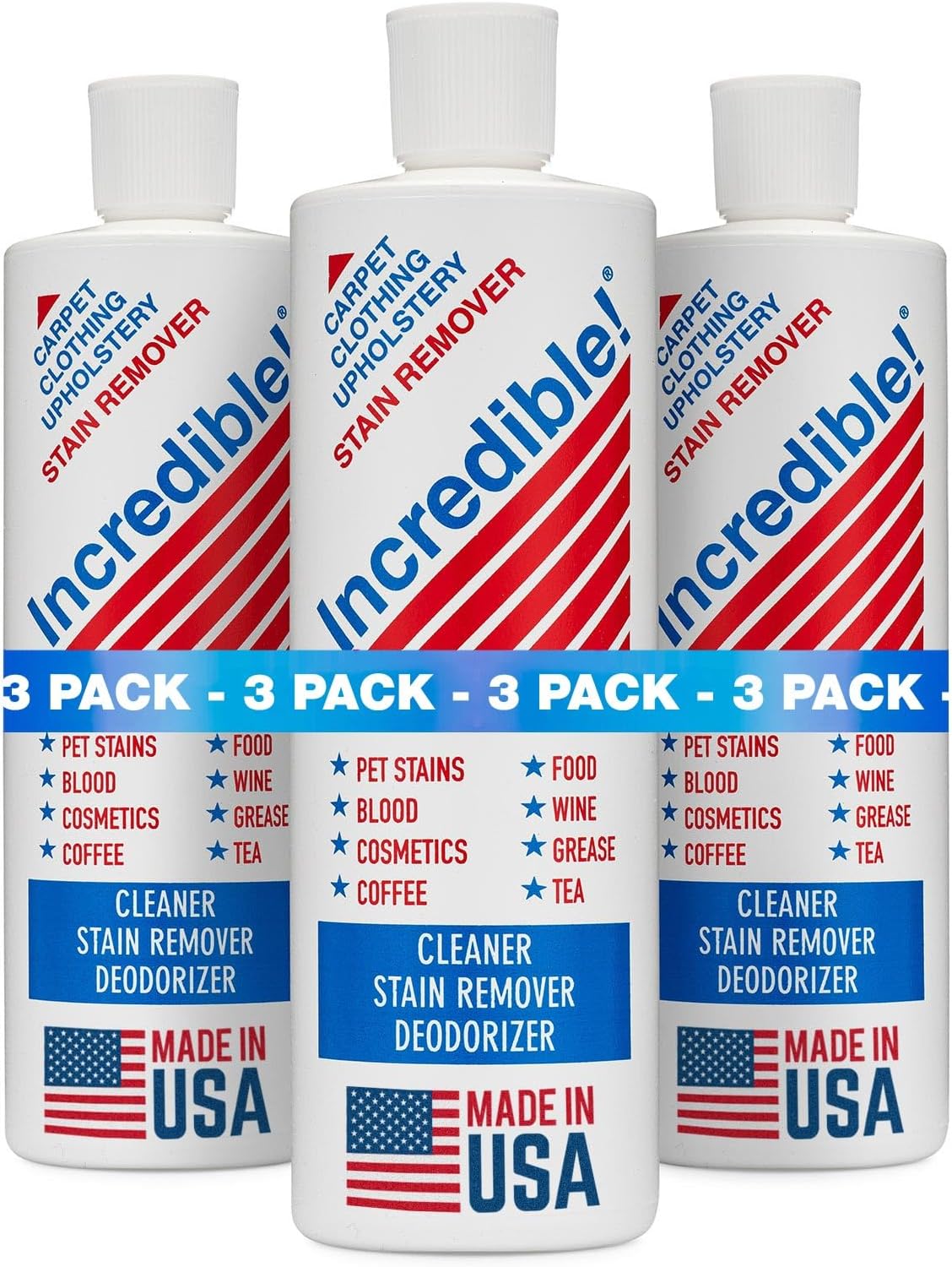Incredible Stain Remover 16 oz Pack of 3