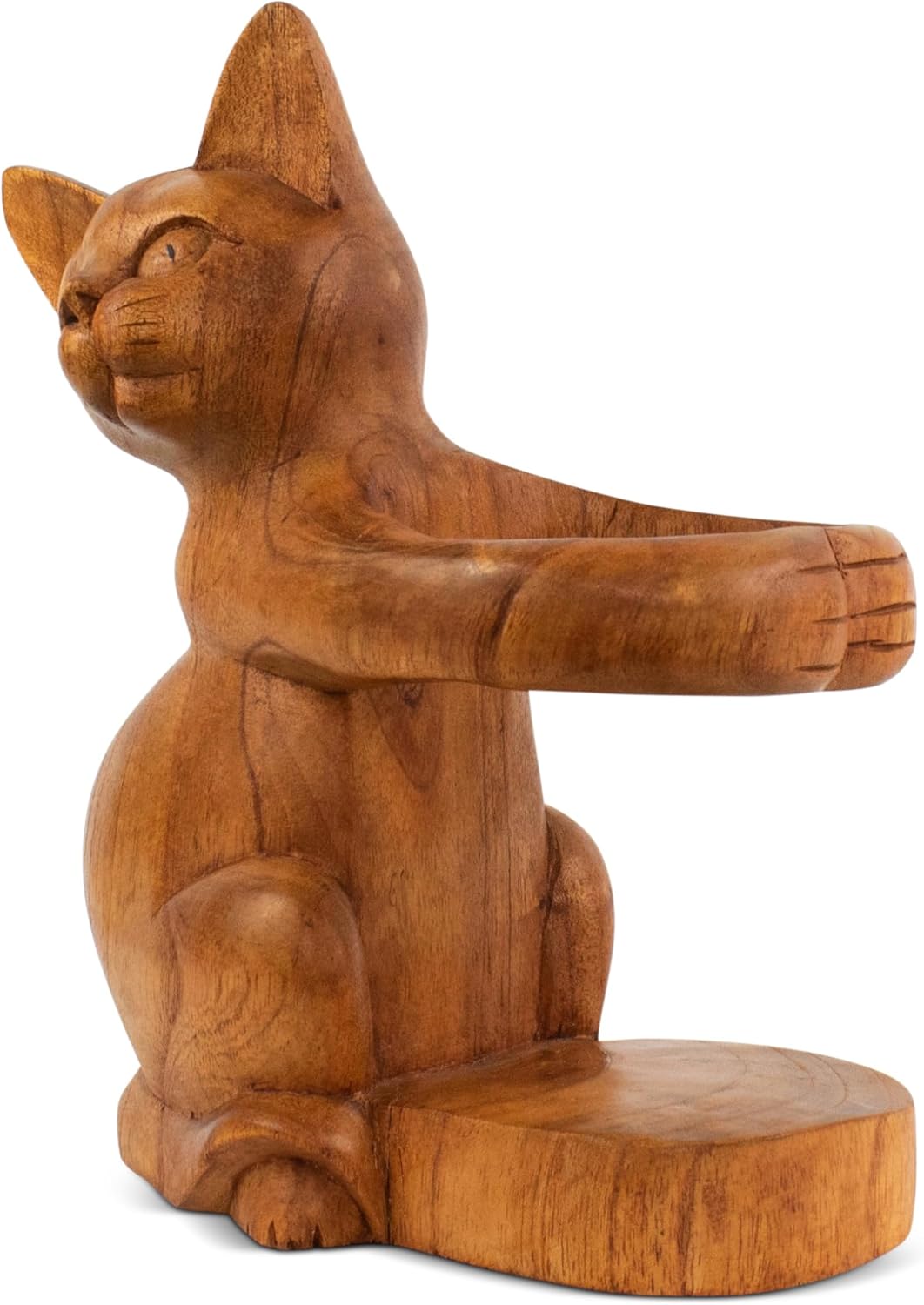 G6 Collection Wooden Siamese Cat Wine Rack