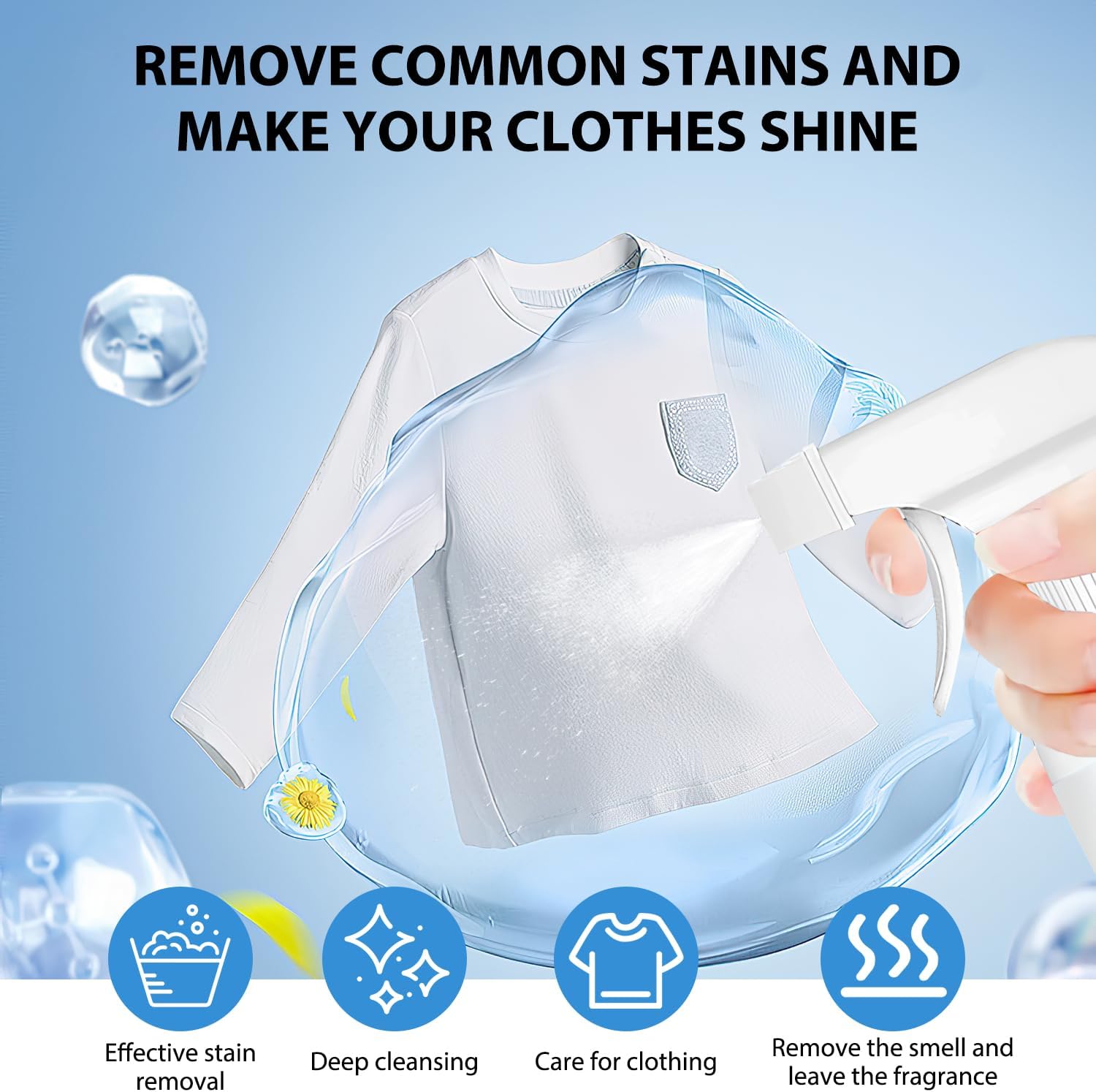 Sowhatahow Stain Remover All-in-One Dry-Clean Spray for Clothes