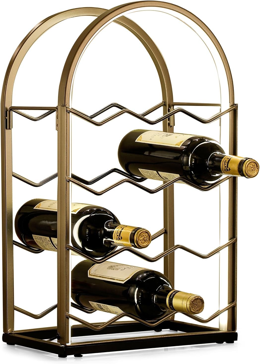 LED Countertop Wine Rack for 12 Bottles