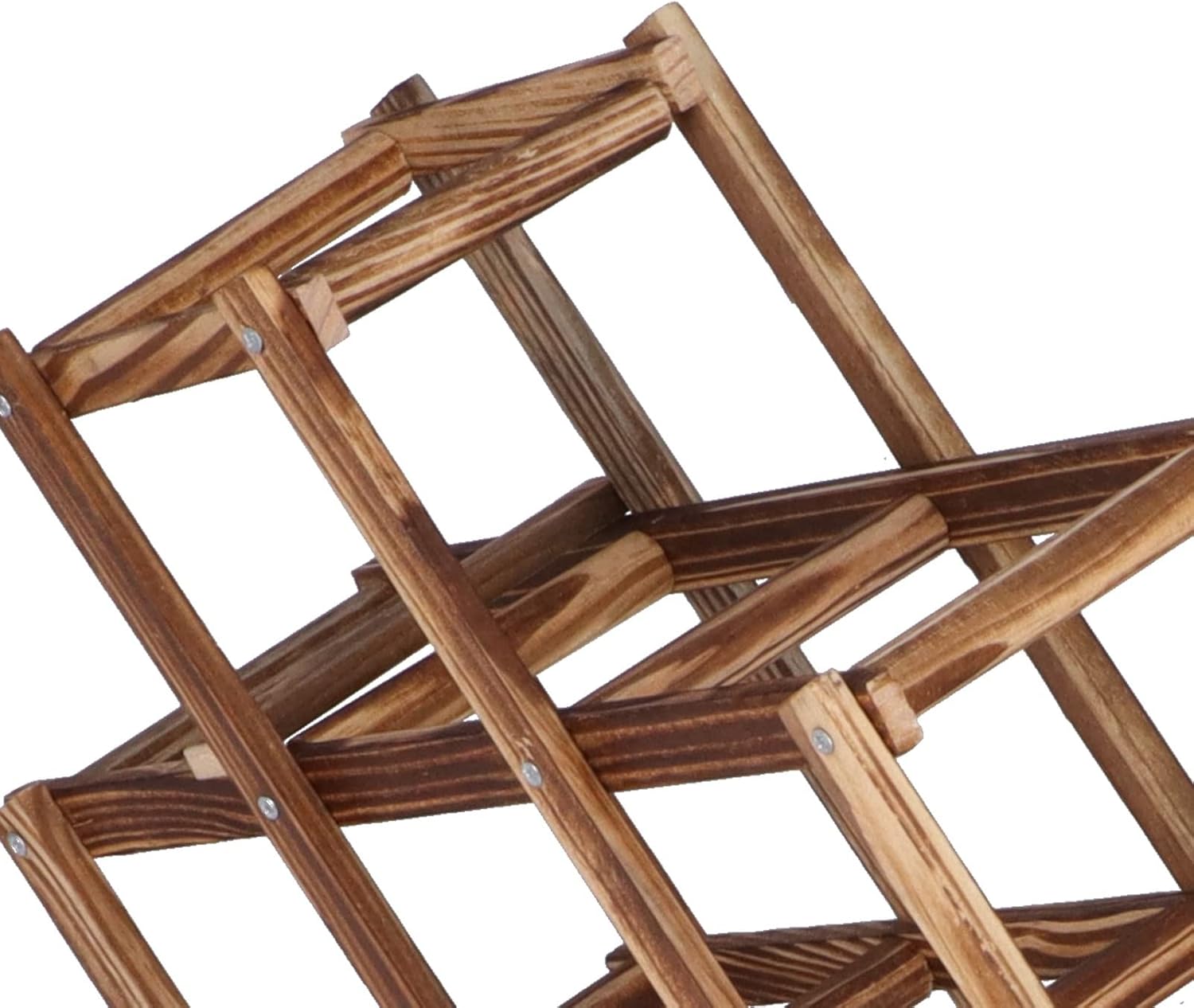 JUOPZKENN Foldable Wooden Wine Rack Cabinet