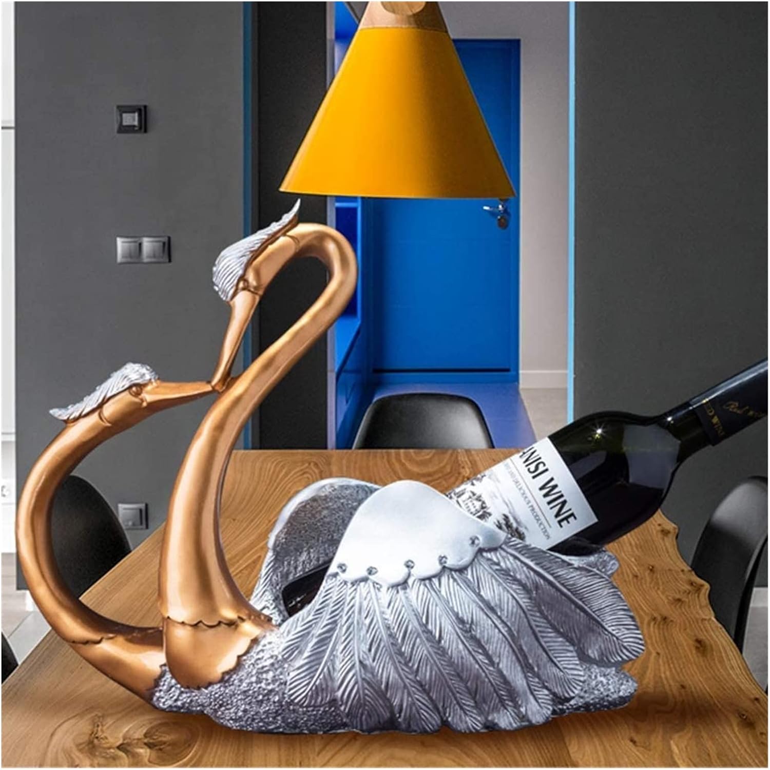 ALDEPO Bronze Industrial Wine Glass Holder