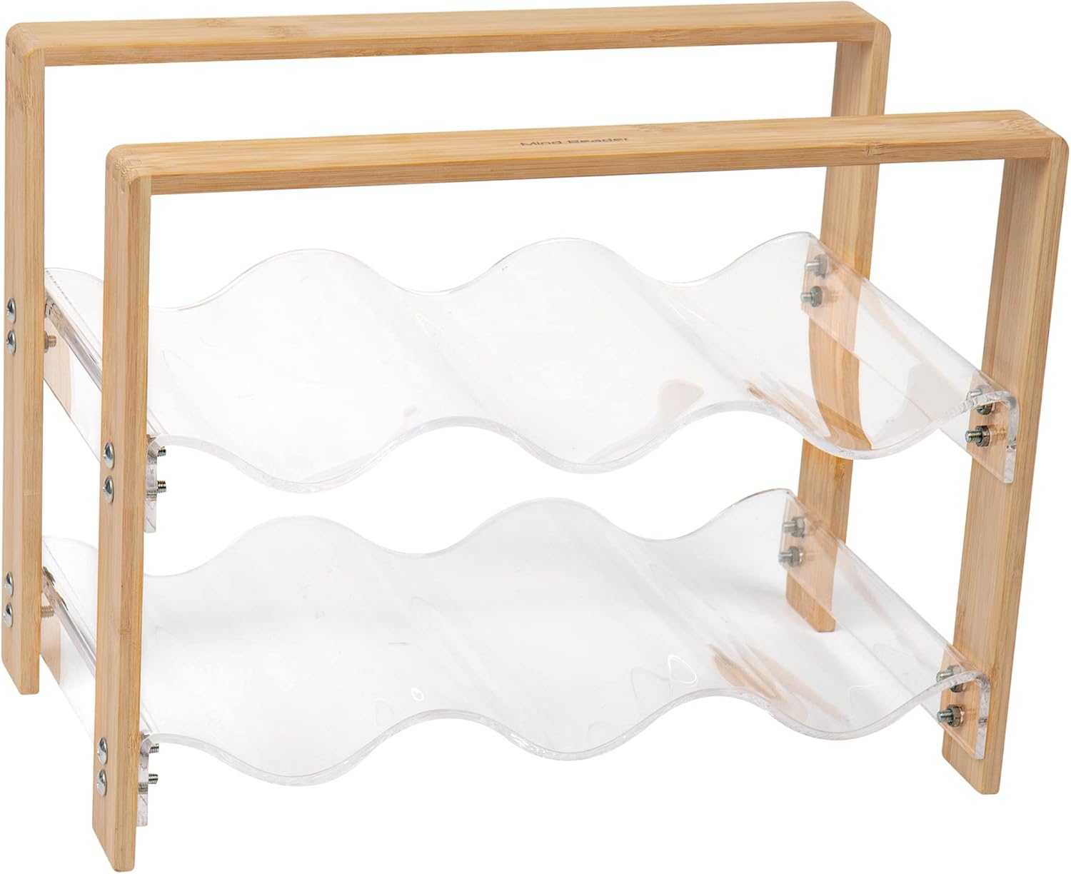 Mind Reader 6-Bottle Tabletop Wine Rack
