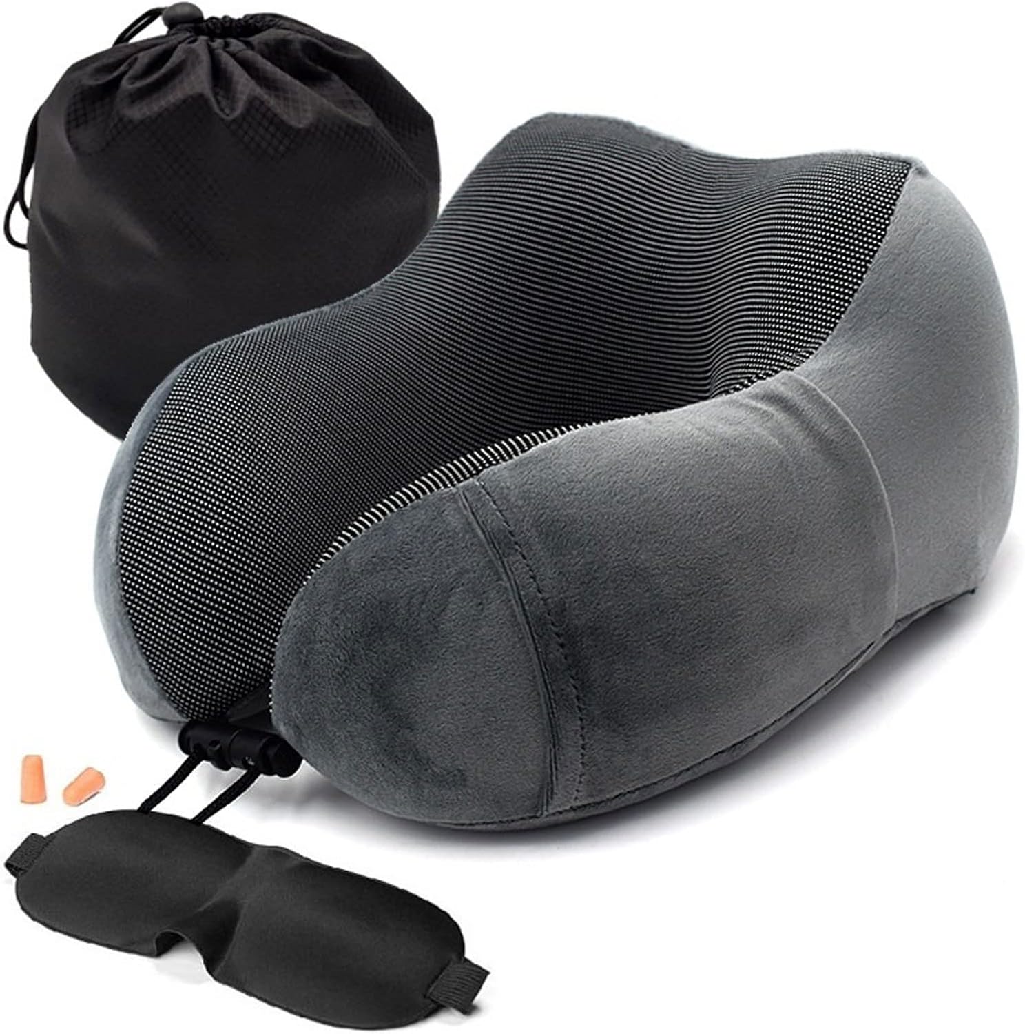 DDGURDH Memory Foam U-Shaped Neck Pillow