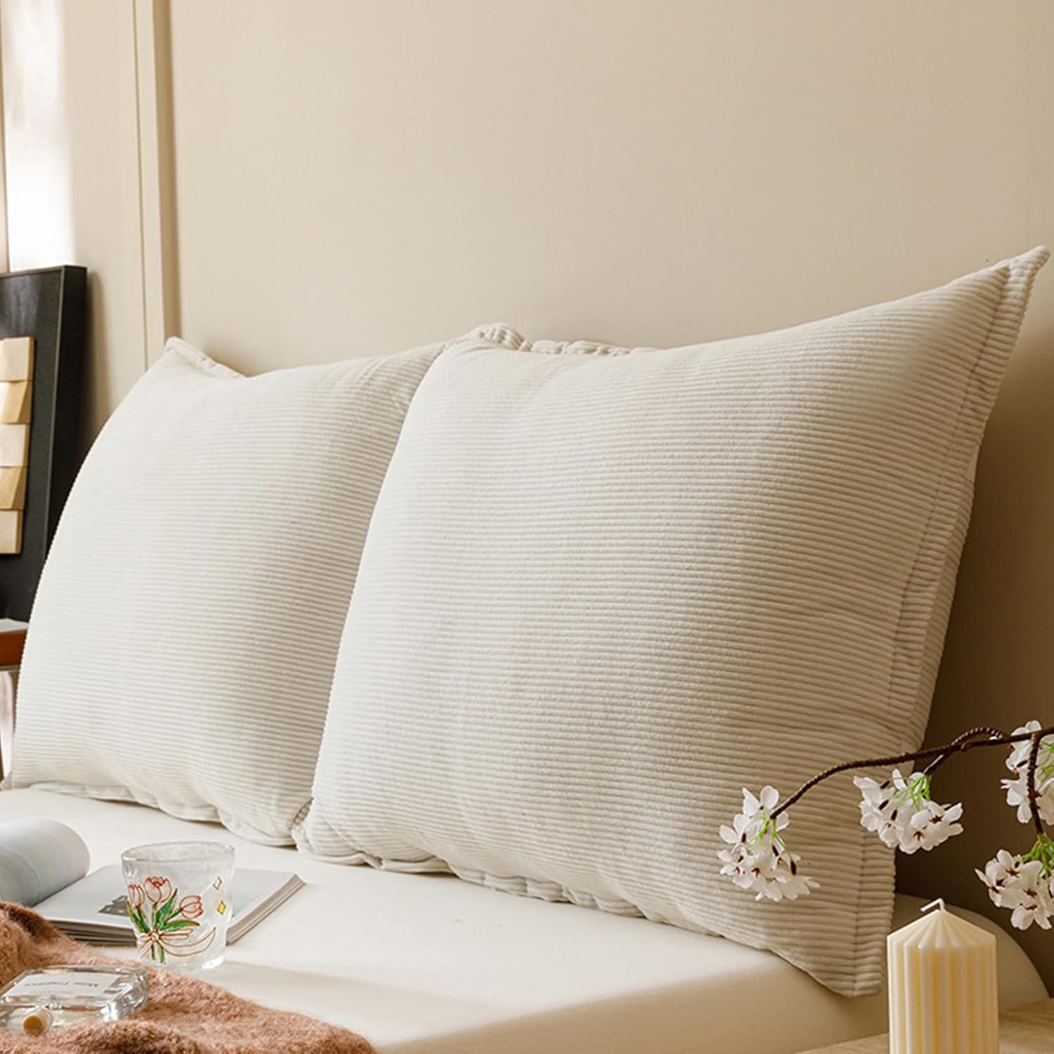 ZZYK Full 47 Inch Segmented Headboard Pillow