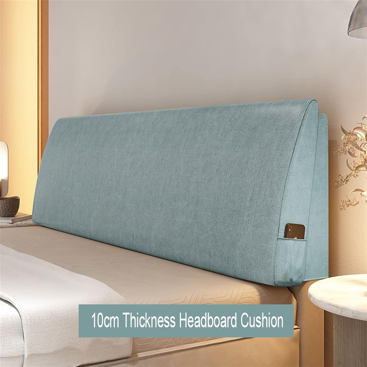 CHIAPERINI Liangjun Headboard Cushion - Light Blue 120x55x10cm