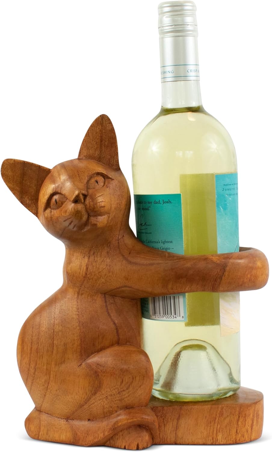 G6 Collection Wooden Siamese Cat Wine Rack