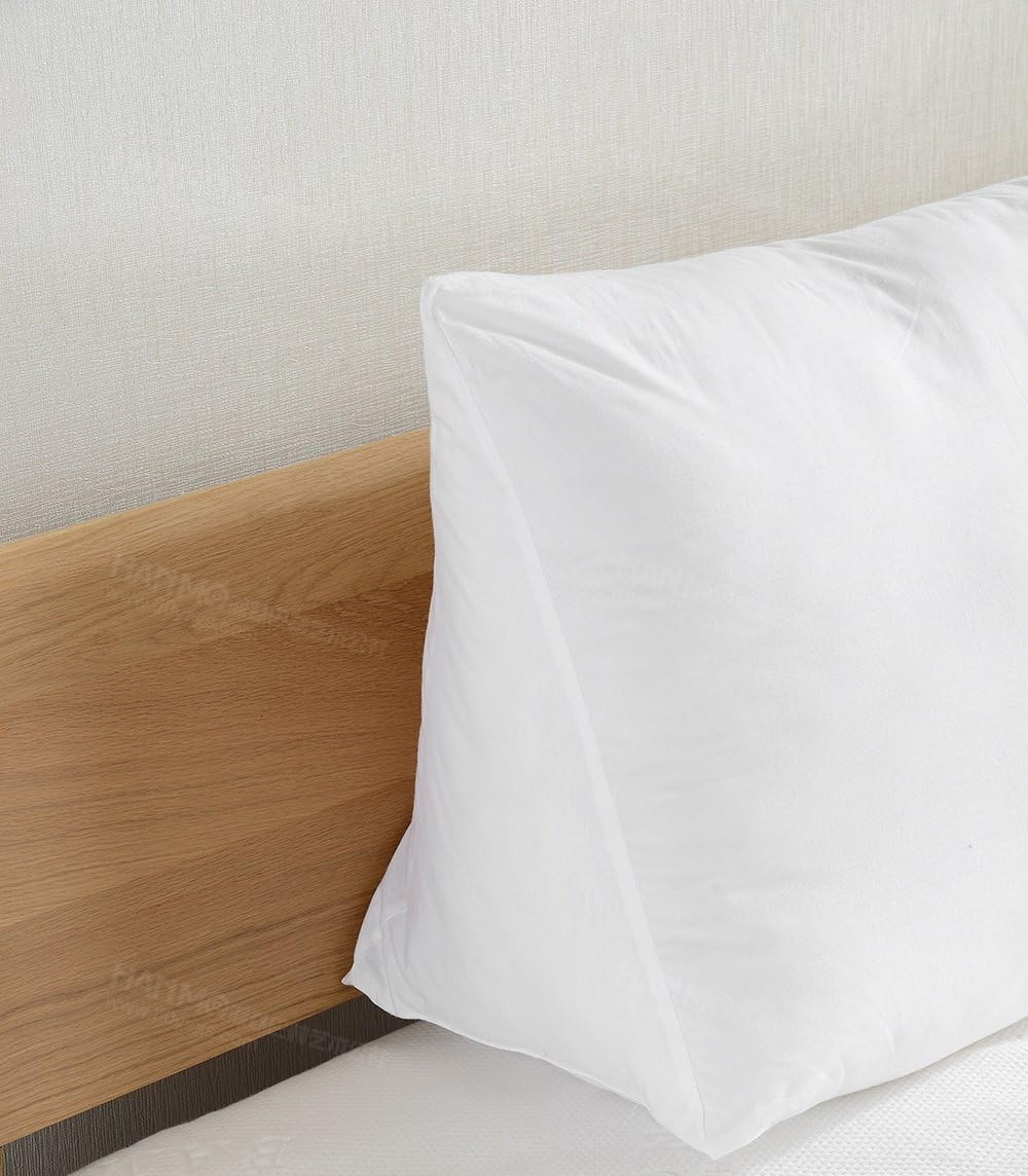 Cheer Collection Plush Wedge Pillow for Reading and Sleep Elevation