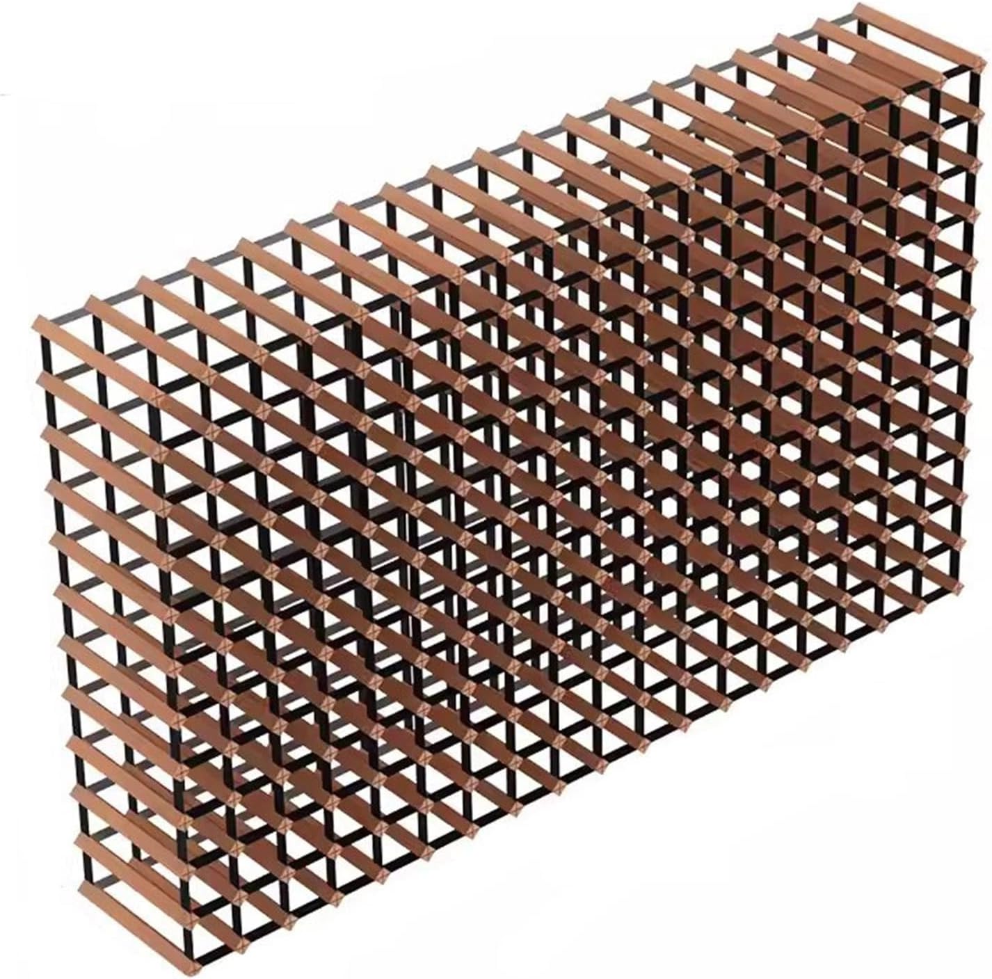 Solid Wood Wine Rack Cabinet for Home Office Storage