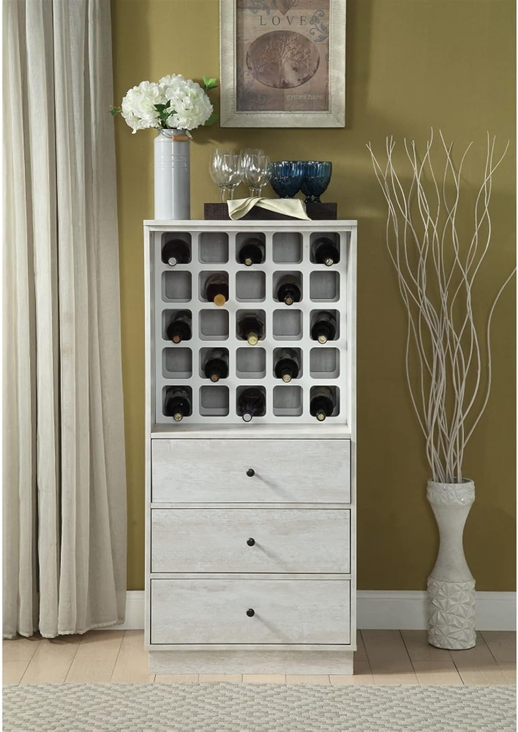 Hhaoran-9863 Freestanding Wine Cabinet 1
