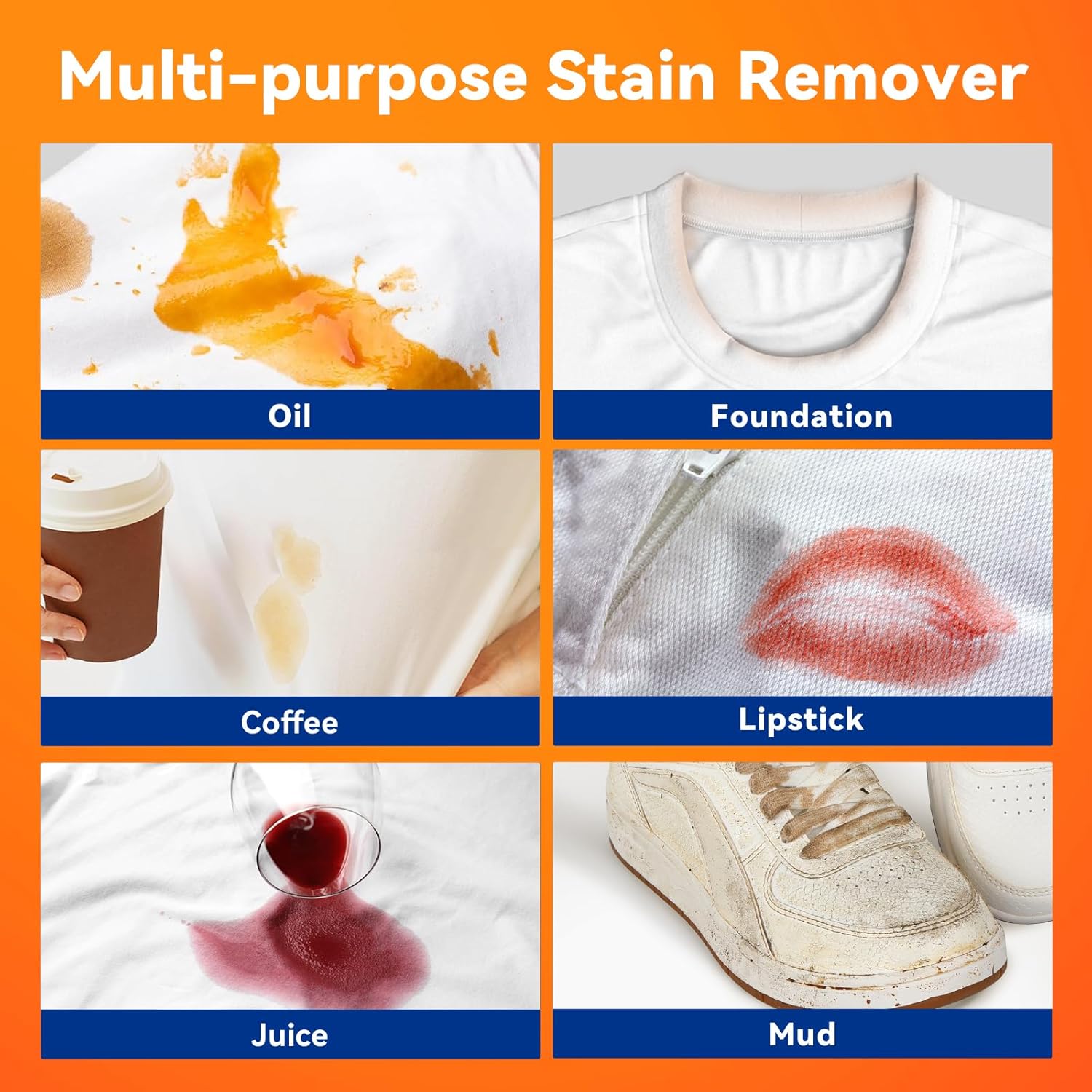 MIUMONE Stain Remover Wet Wipes 20 Count Travel Size 1