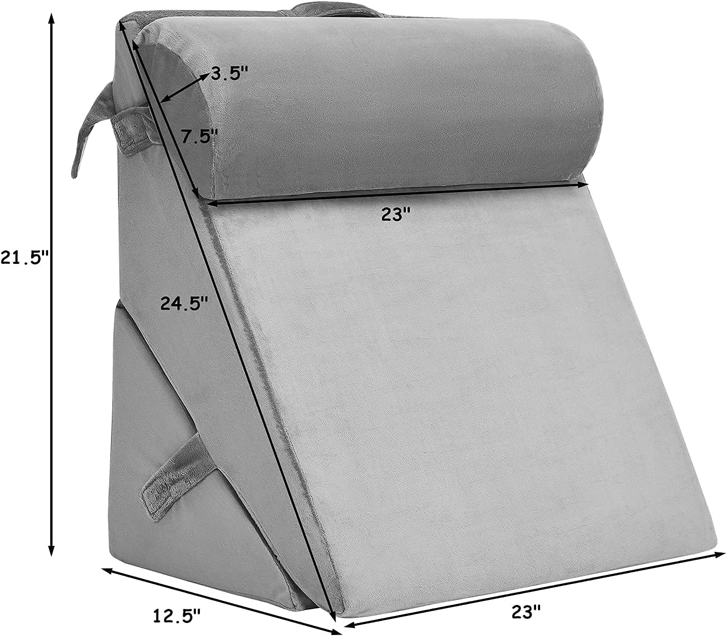 Giantex 12-in-1 Bed Wedge Pillow with Adjustable Back Support