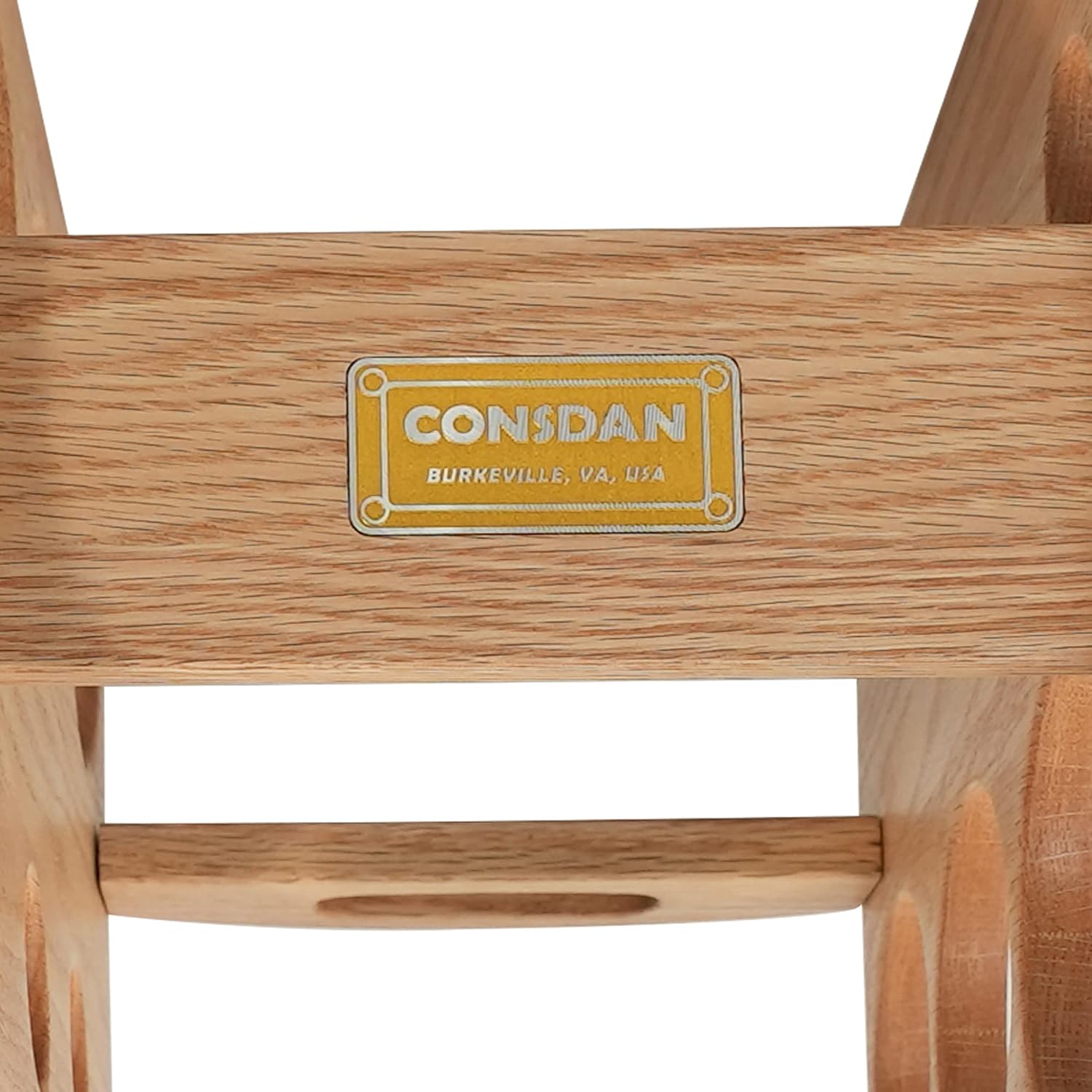 CONSDAN 6-Bottle Freestanding Wine Rack Natural