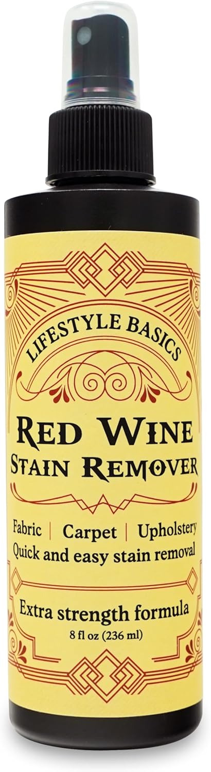 Red Wine Stain Remover Spray 8oz Safe for All Surfaces