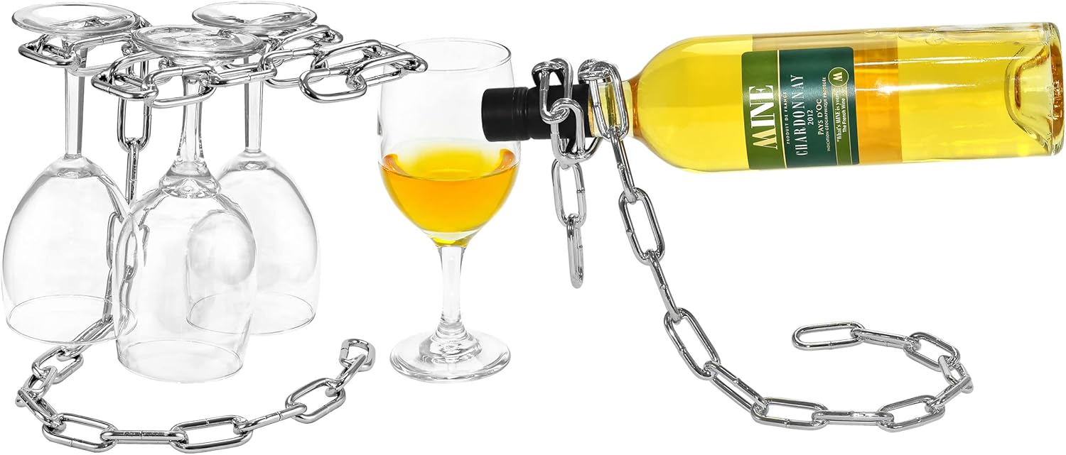 Southern Homewares Magic Chain Bottle Holder Illusion
