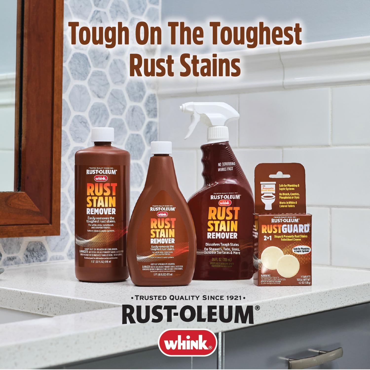Rust-Oleum Whink Rust Stain Remover 24 oz 4 Pack