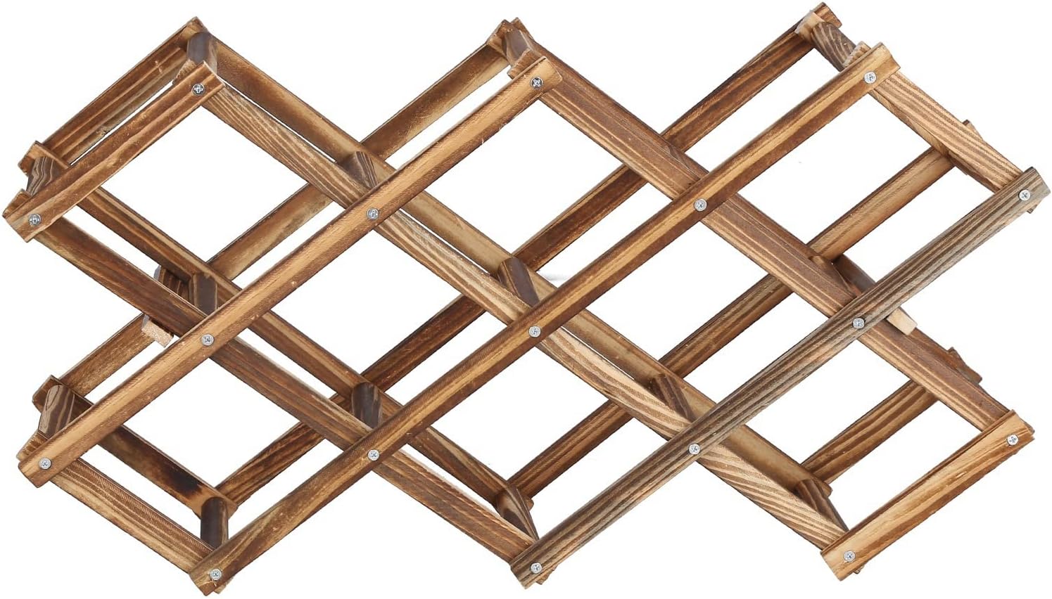 JUOPZKENN Foldable Wooden Wine Rack Cabinet