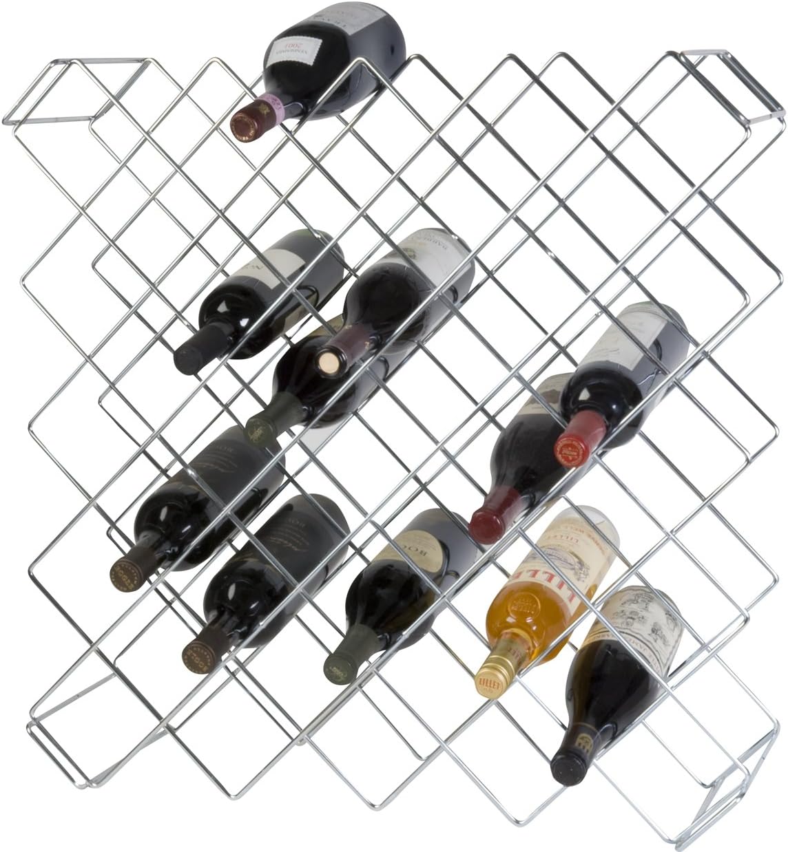 Omega Precision Chrome Wine Rack Module 45 Bottle Capacity 1