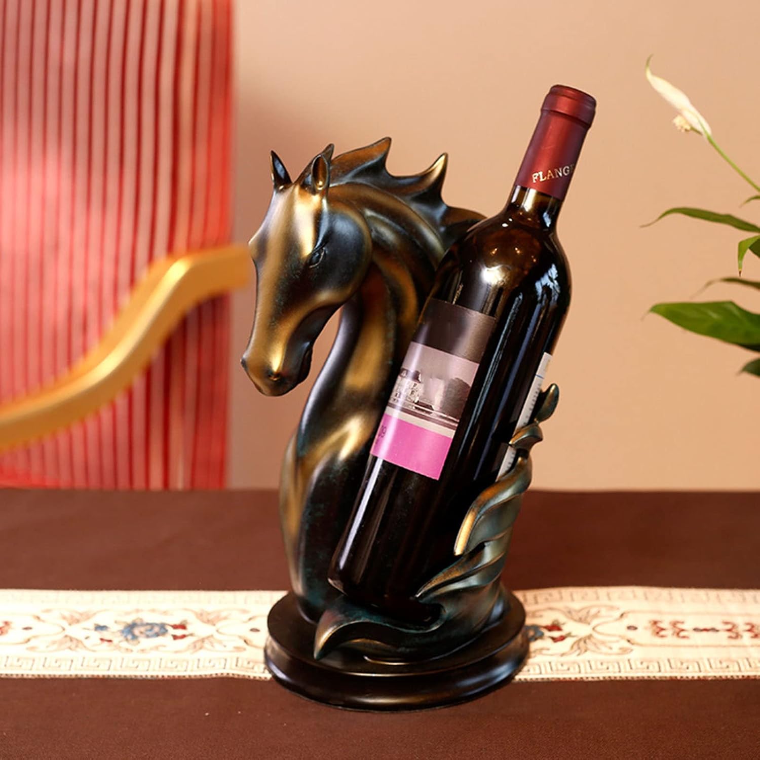 JUSHZ Blue Freestanding Wine Rack Holder
