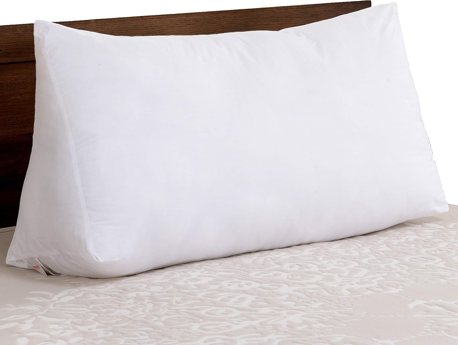Cheer Collection Plush Wedge Pillow for Reading and Sleep Elevation