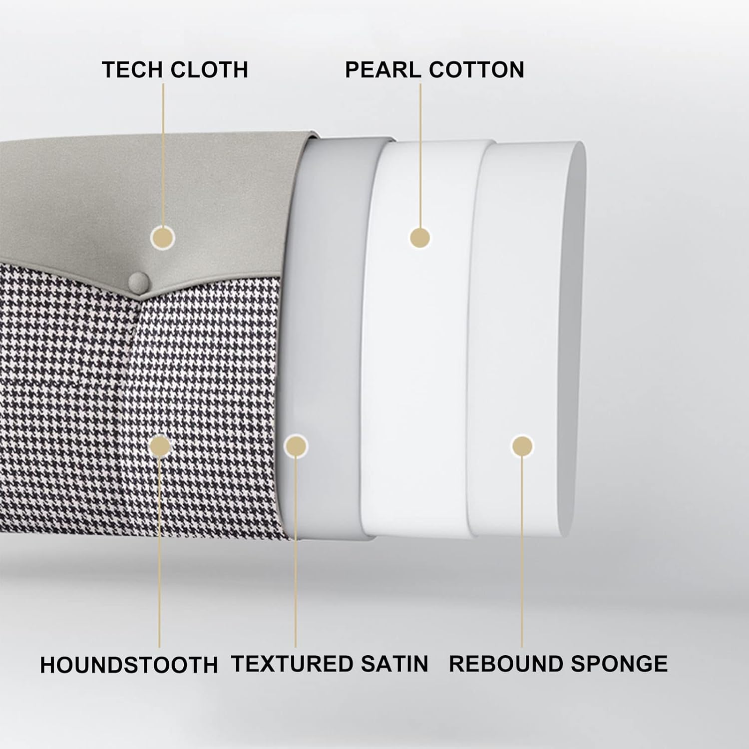 ZZYK King Headboard Cushion Linen Upholstered Headboard 1