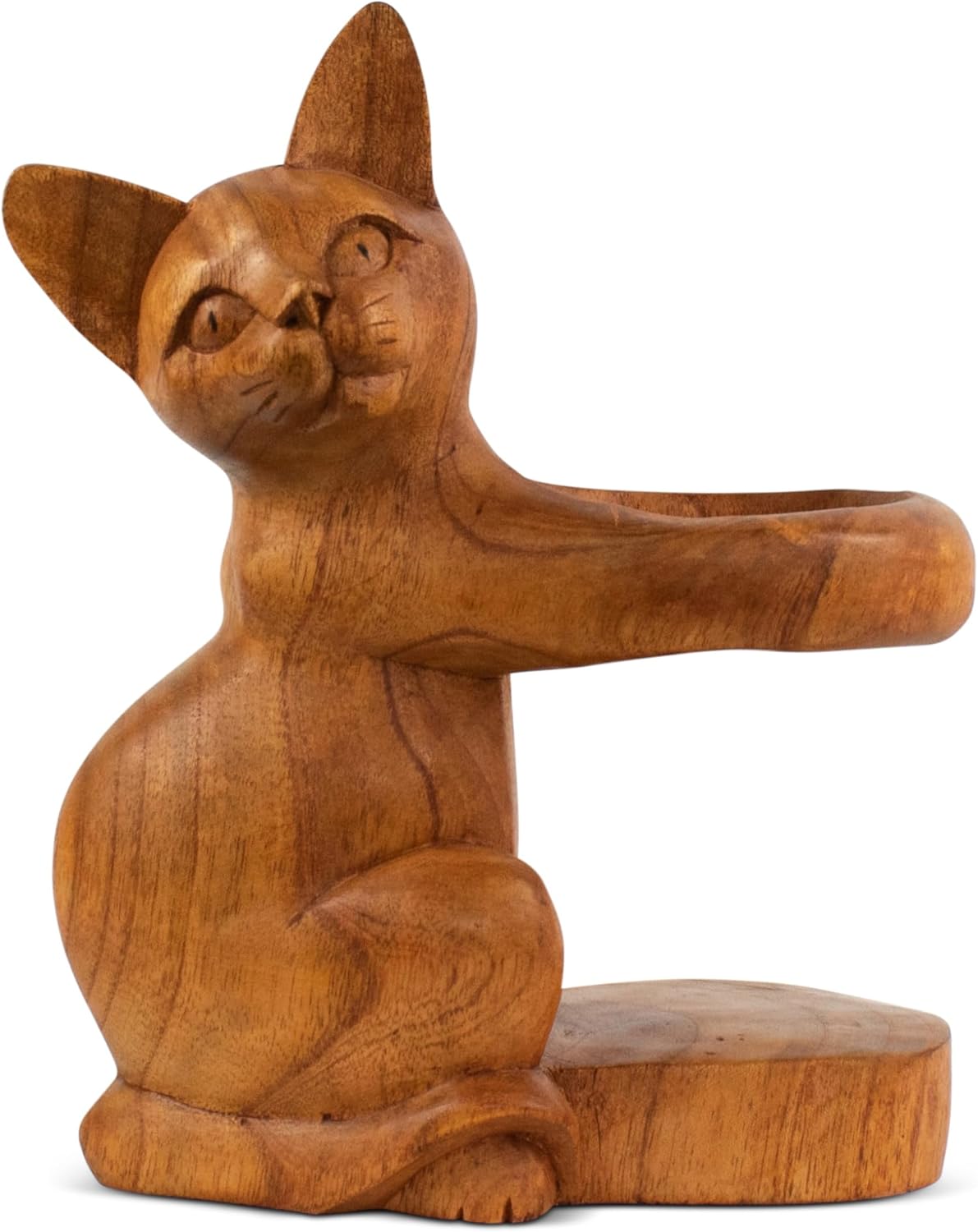 G6 Collection Wooden Siamese Cat Wine Rack