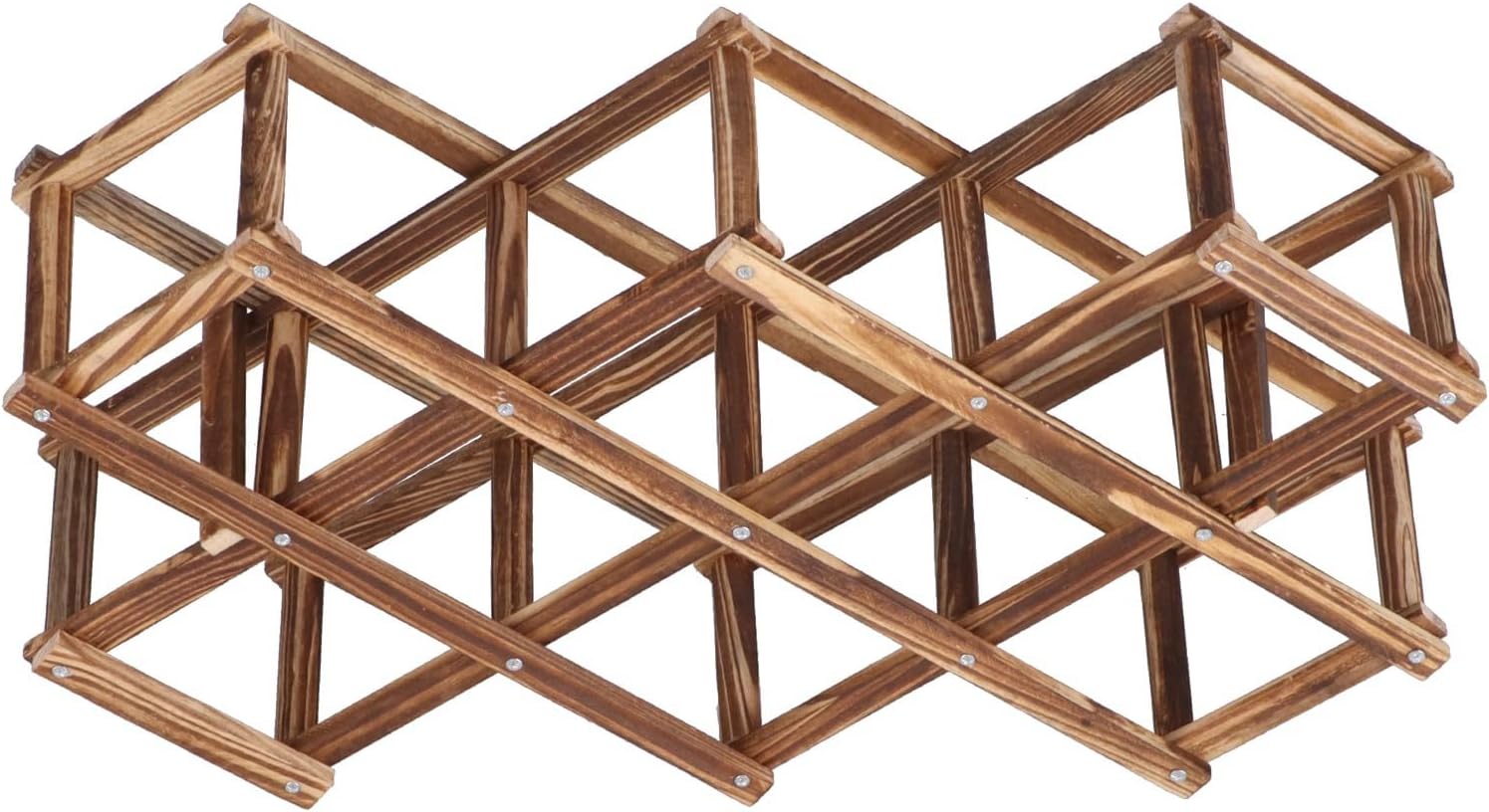 JUOPZKENN Foldable Wooden Wine Rack Cabinet