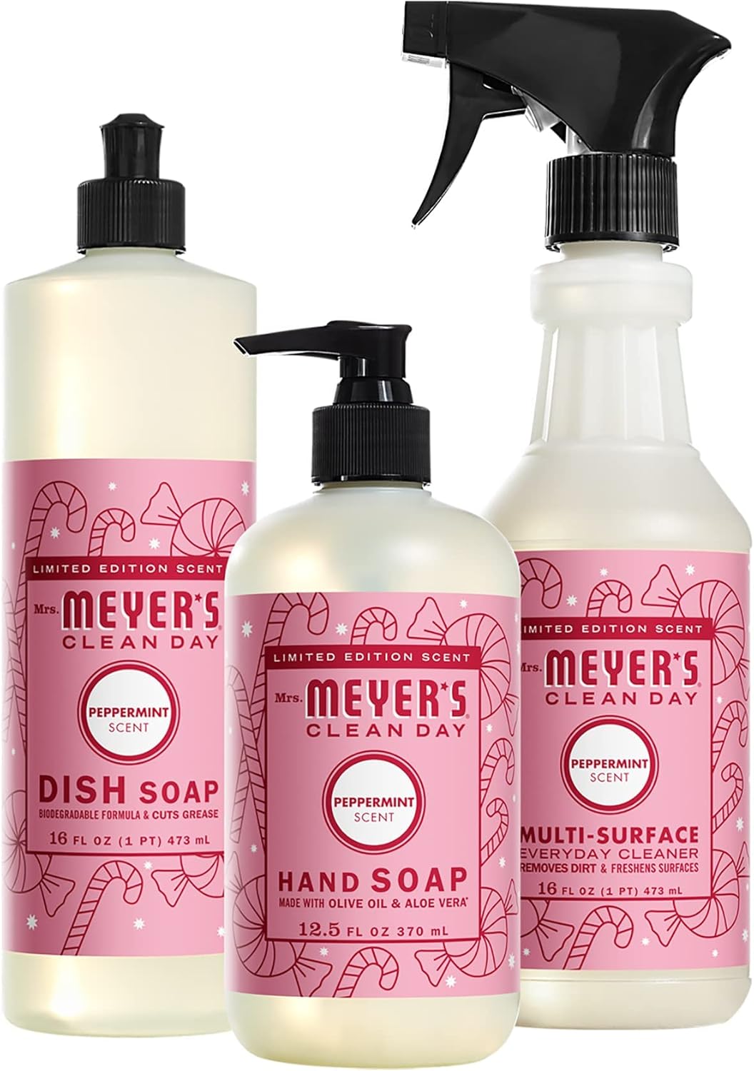 Mrs Meyers Peppermint Cleaning Set 3 CT