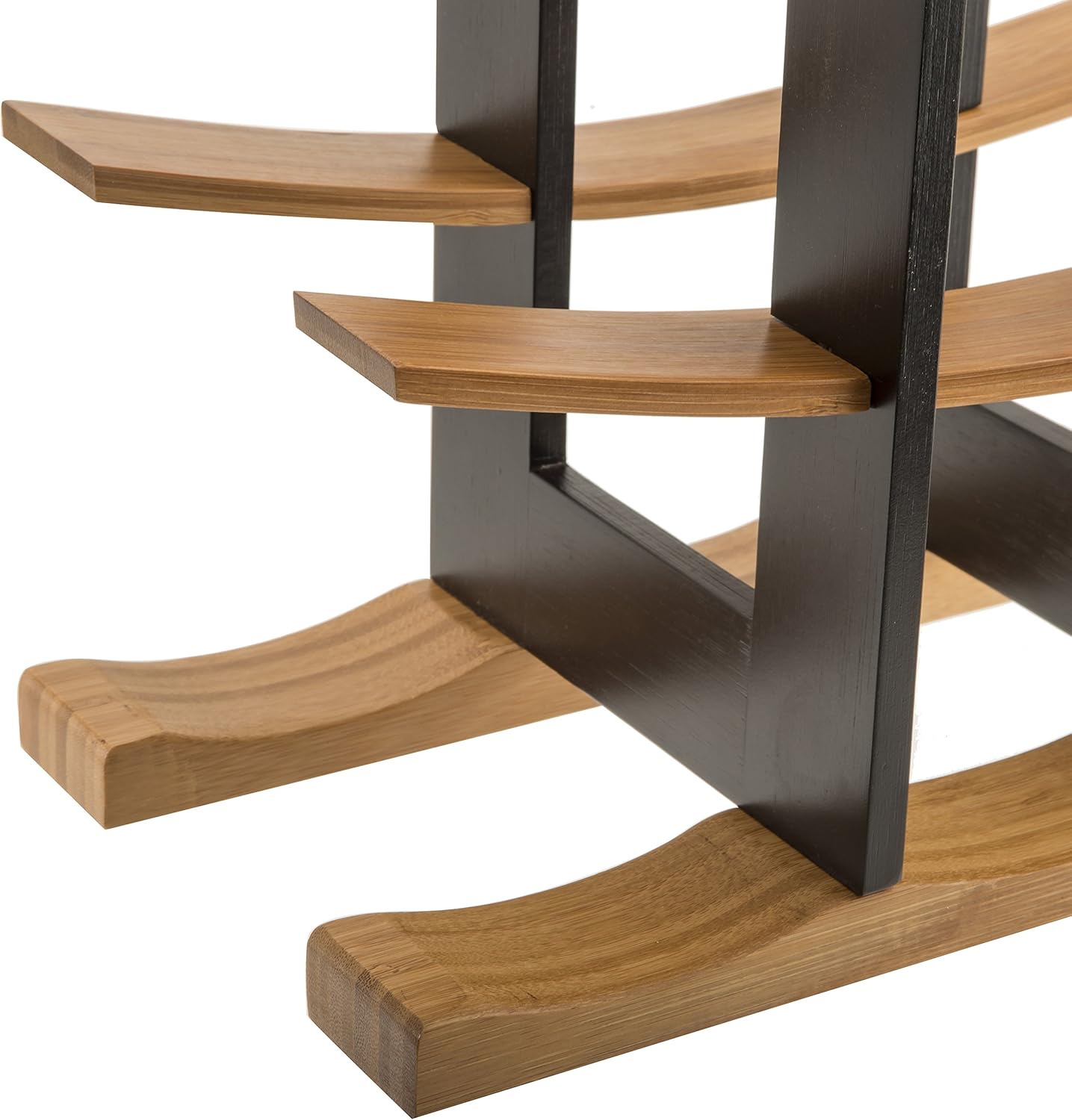 Anchor Hocking Bamboo Wine Rack with Espresso Finish