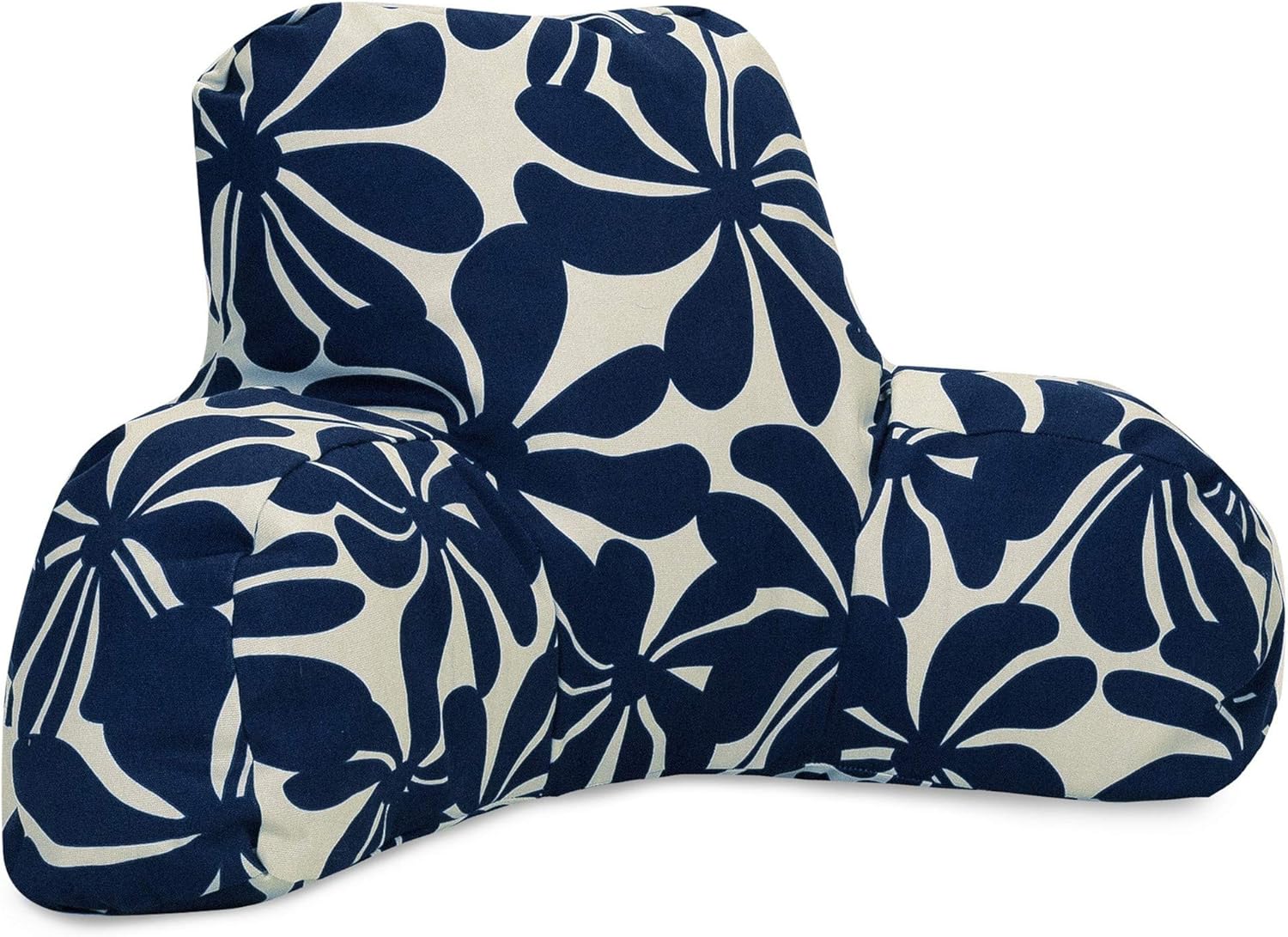 Majestic Home Goods Plantation Reading Pillow Navy Blue