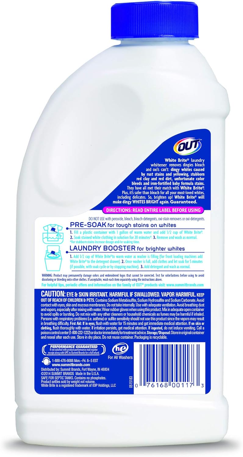 OUT White Brite Rust Stain Remover Powder