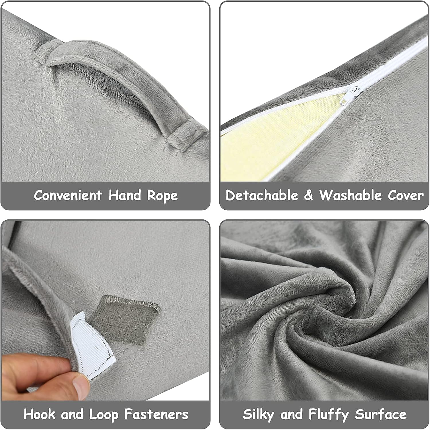 Giantex 12-in-1 Bed Wedge Pillow with Adjustable Back Support