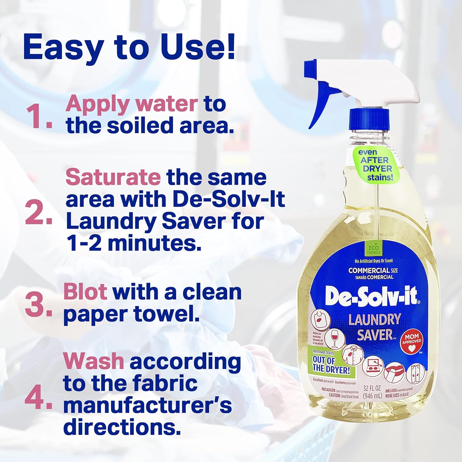 De-Solv-it Orange-Sol Laundry Saver 32-Ounce